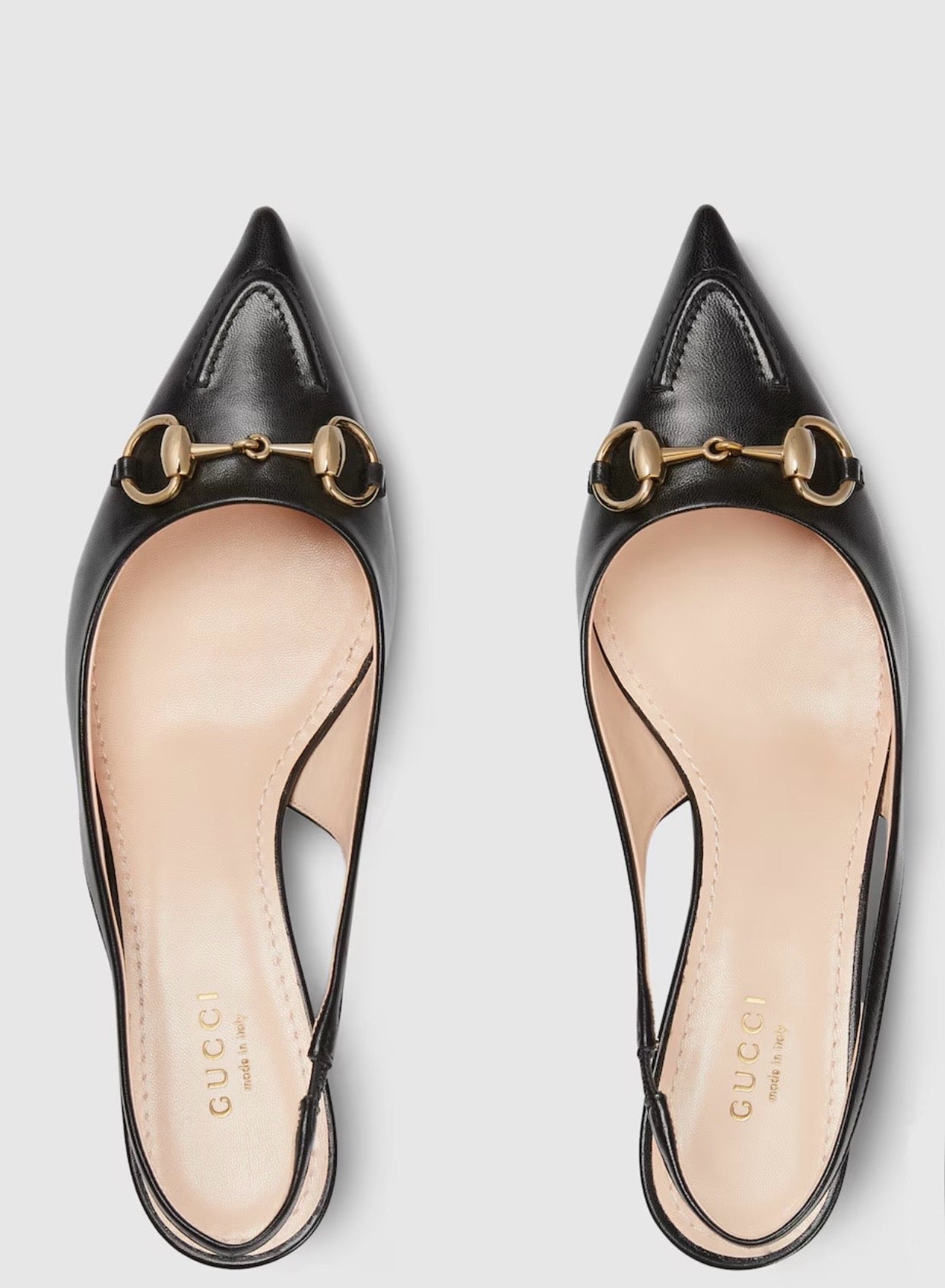 Gucci women’s GG Horsebit slingback pumps