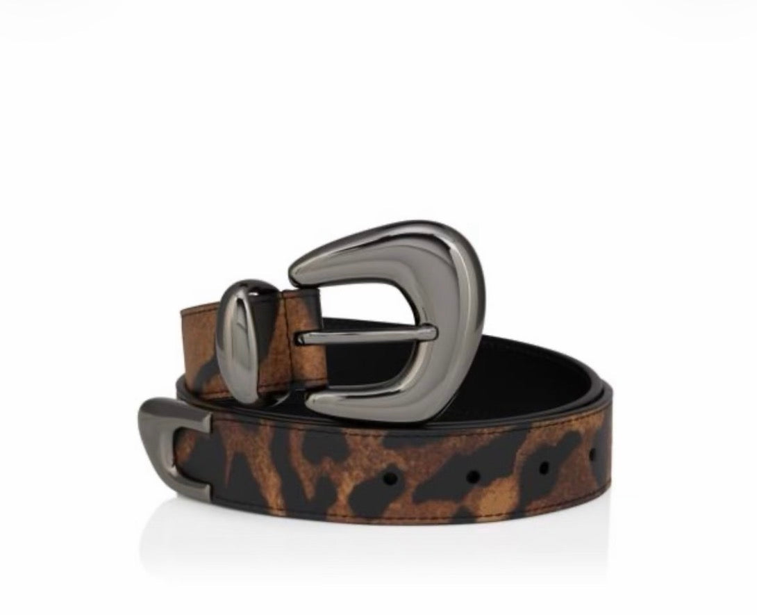Christian Louboutin Bubble Calf Belt