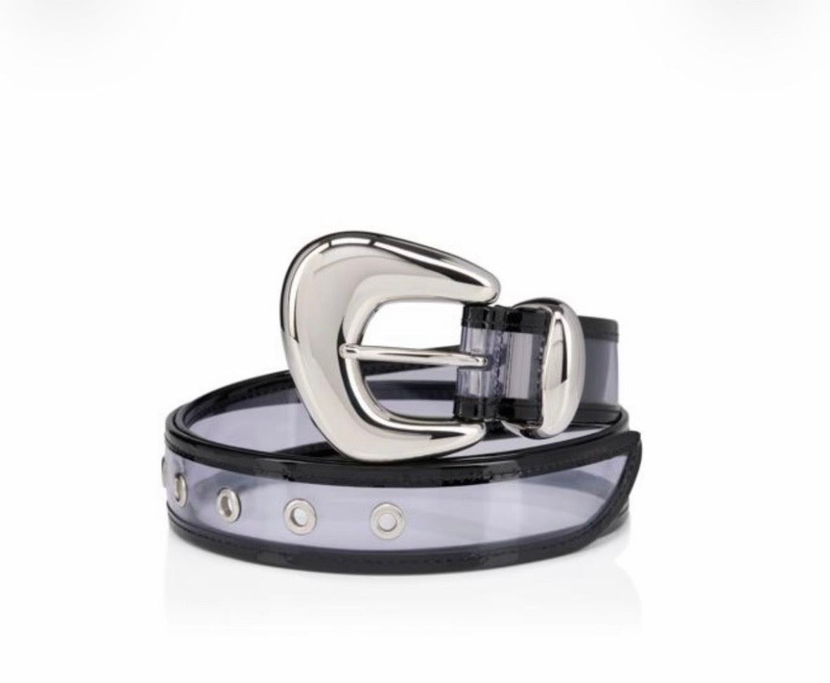 Christian Louboutin Bubble PVC Patent Belt