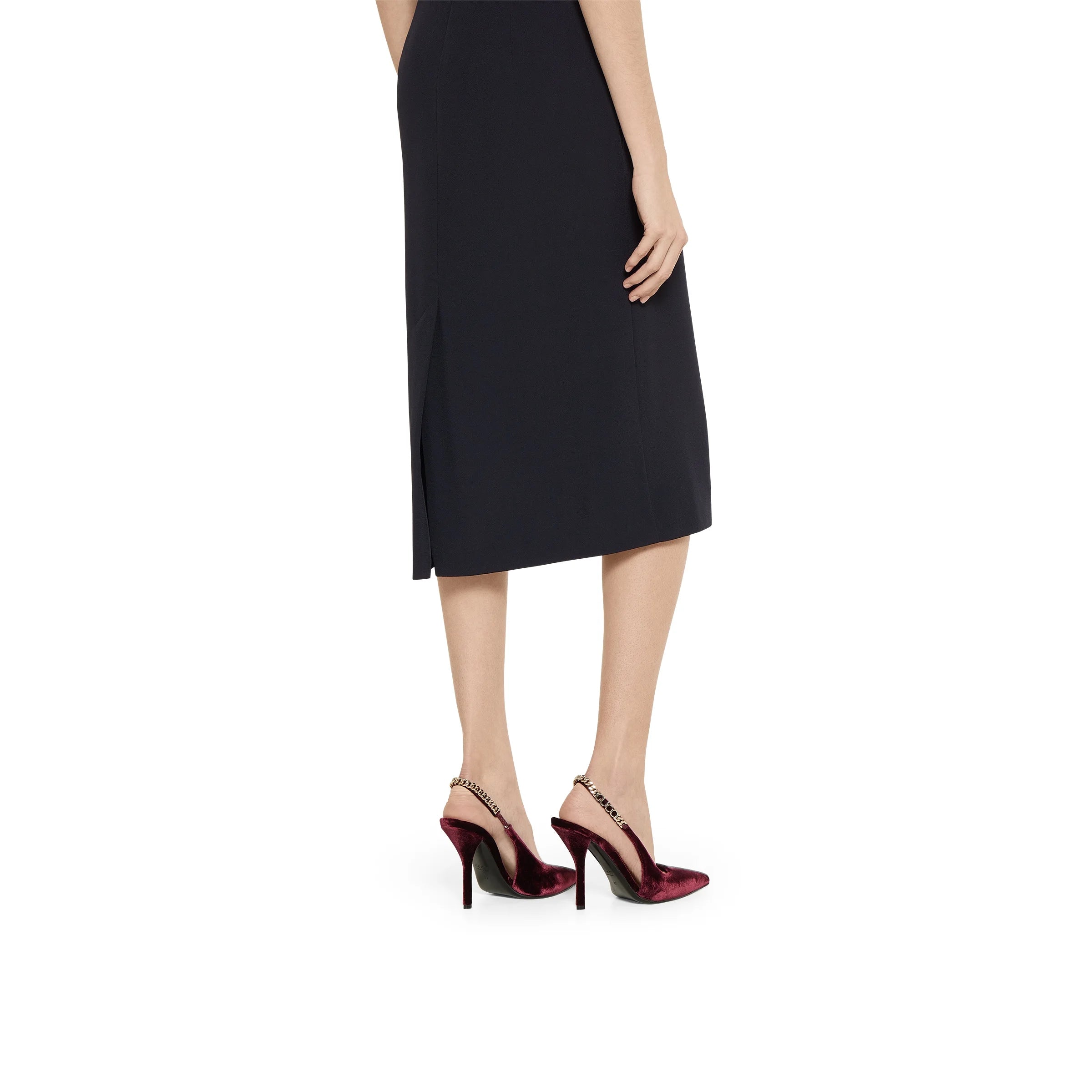 Gucci Signoria Velvet Slingback Pumps
