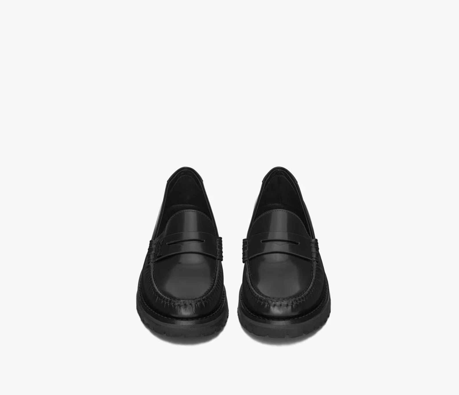 Saint Laurent Le loafer chunky penny slippers in leather