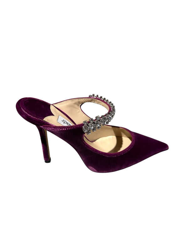 Jimmy Choo Bing Velvet Mules