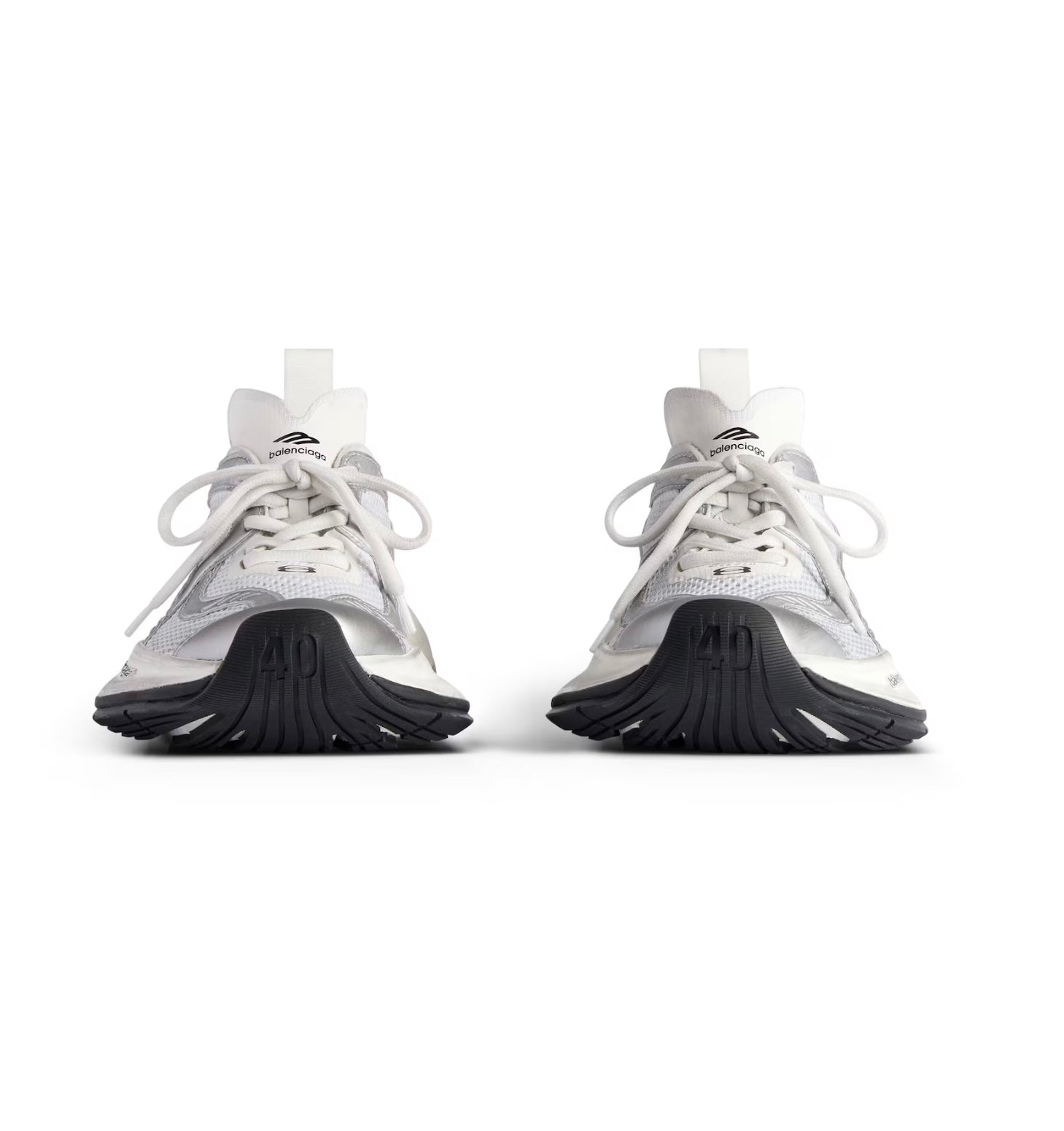 Balenciaga men’s circuit sneakers in white