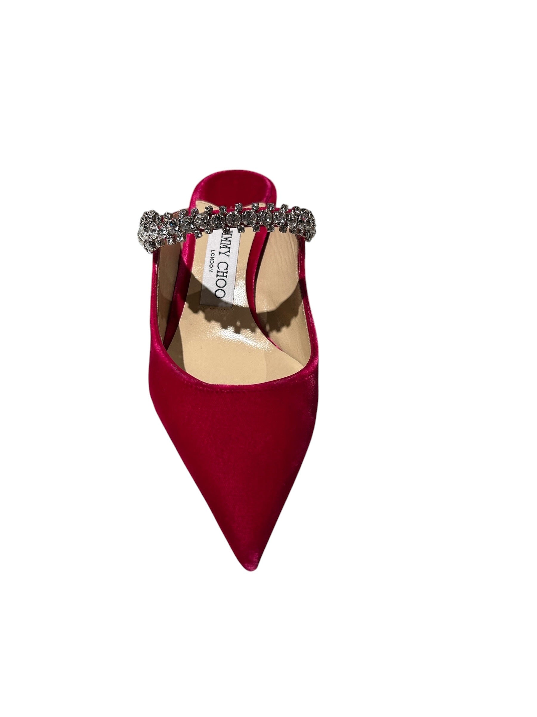 Jimmy Choo Bing Crystal Strap Mules