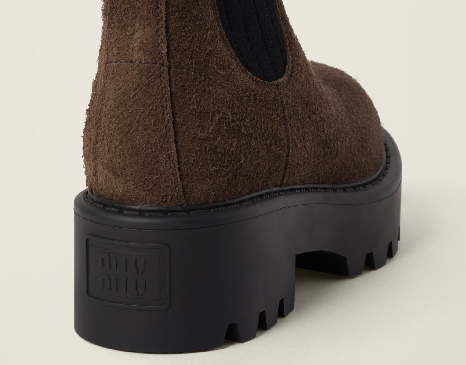 Miu Miu suede booties