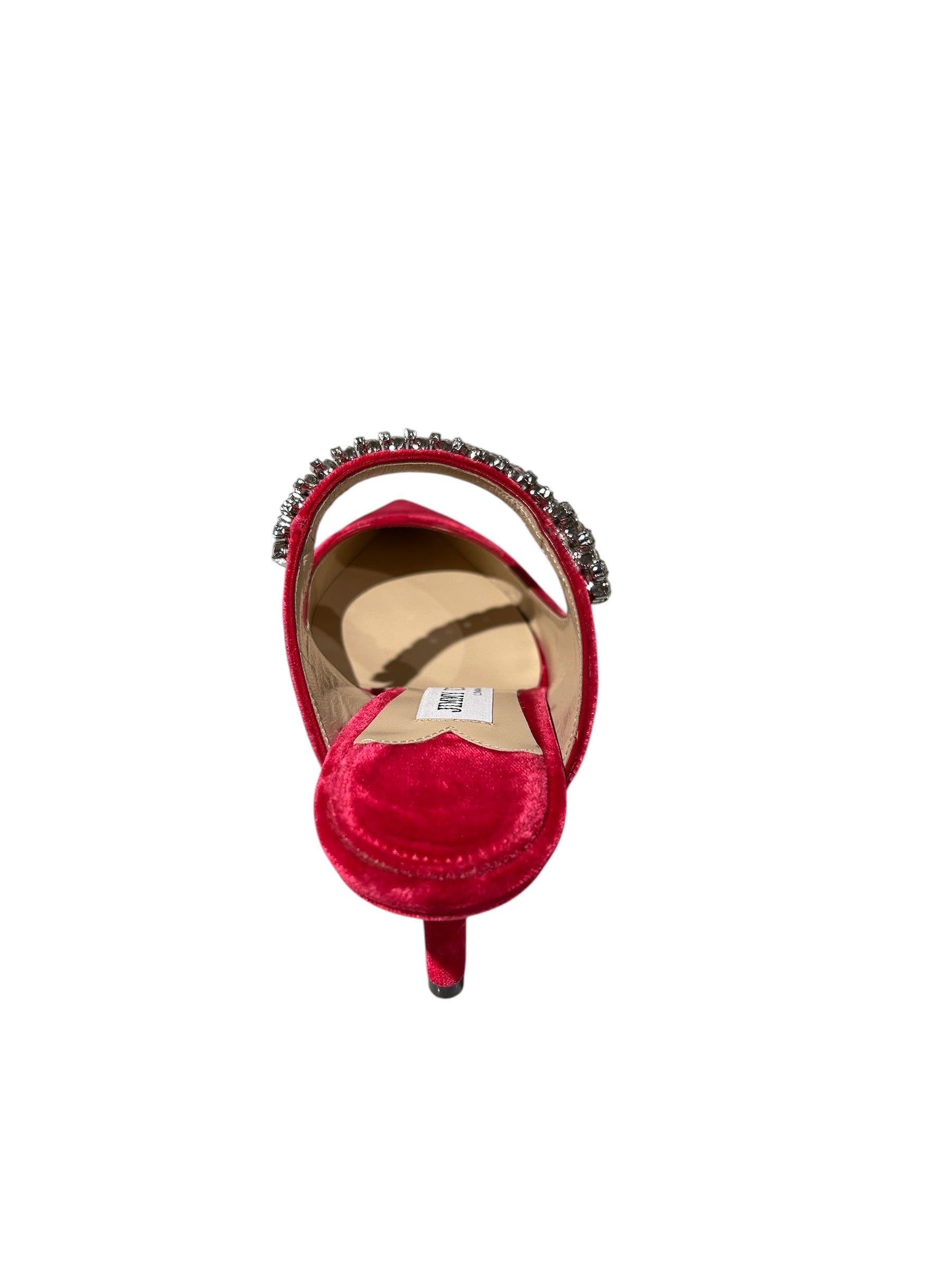 Jimmy Choo Bing Crystal Strap Mules