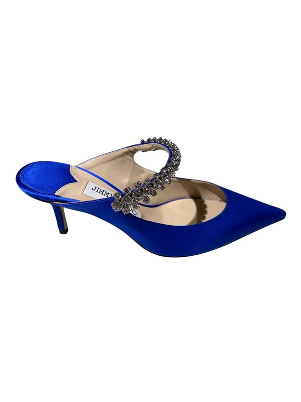 Jimmy Choo Bing Crystal Strap Mules