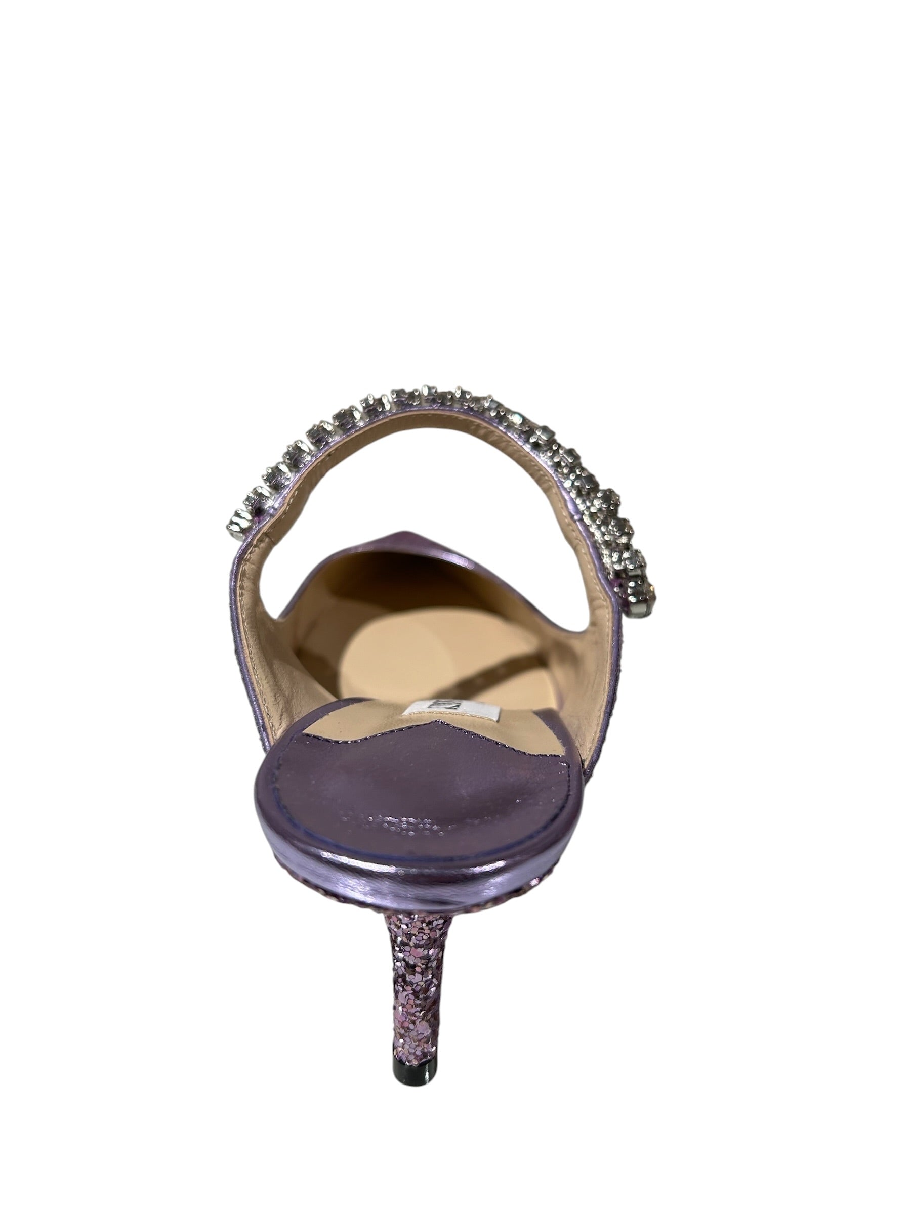 Jimmy Choo Bing Crystal Strap Mules