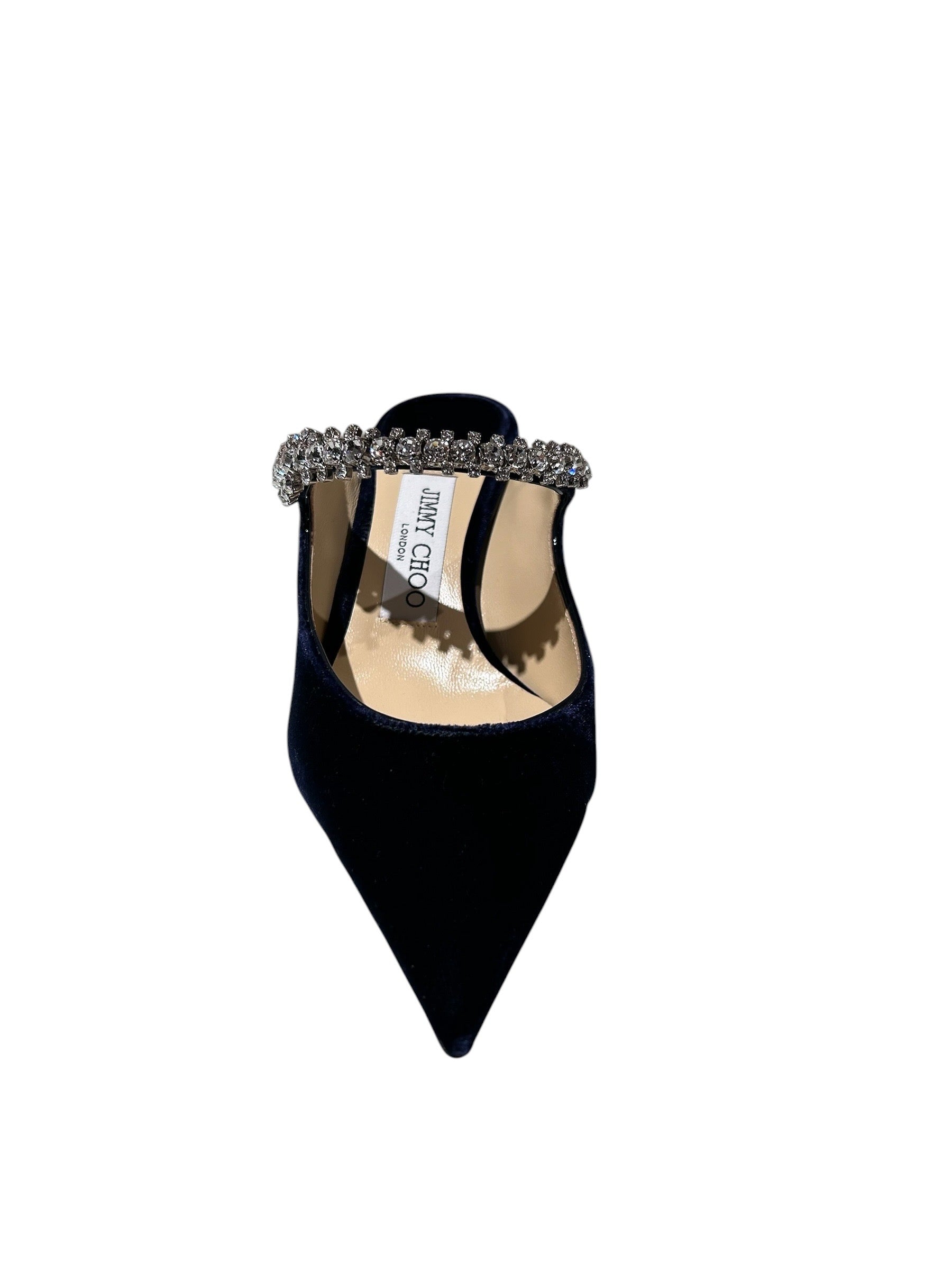 Jimmy Choo Bing Crystal Strap Mules