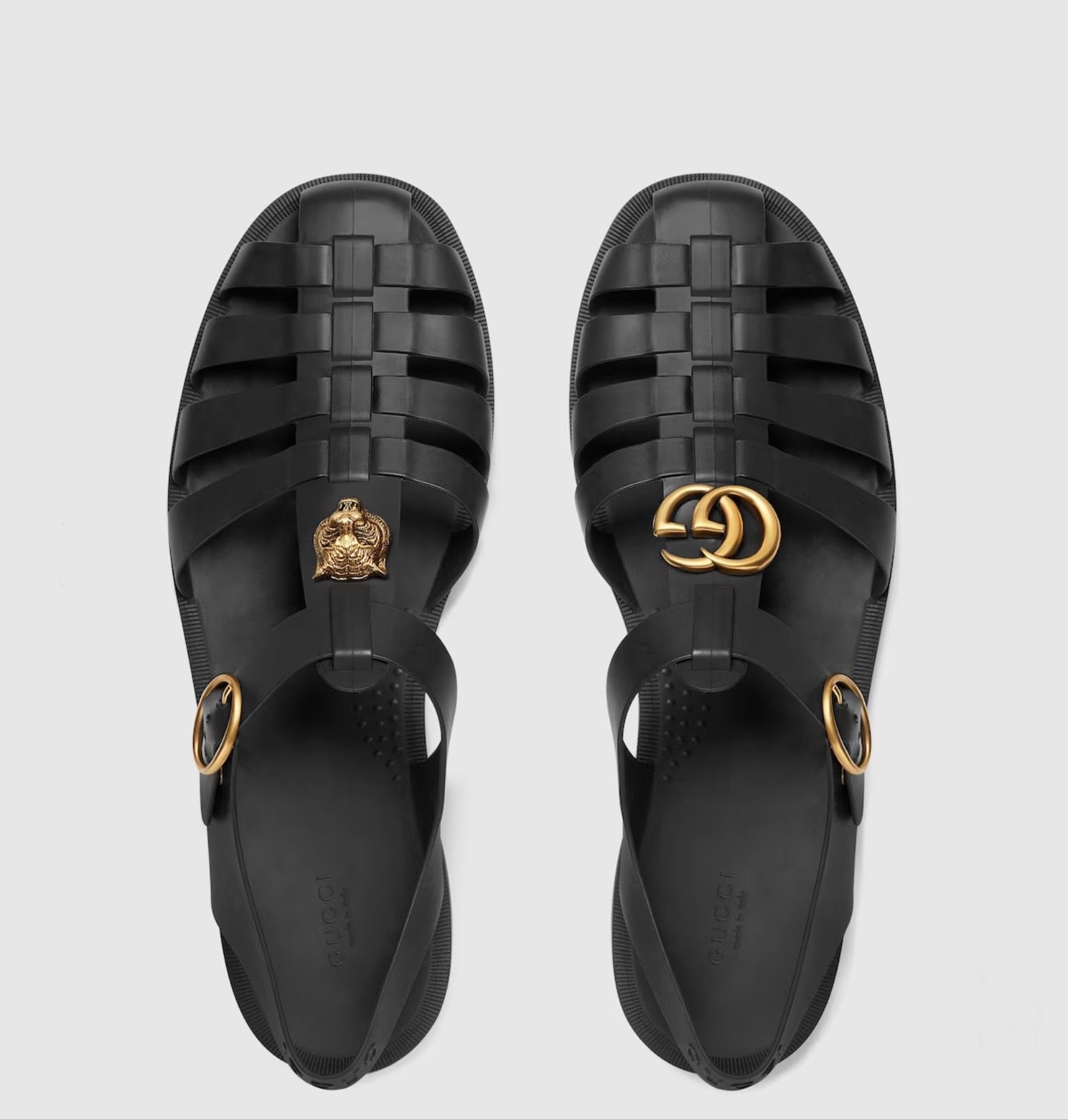 Gucci men’s sandal with double G