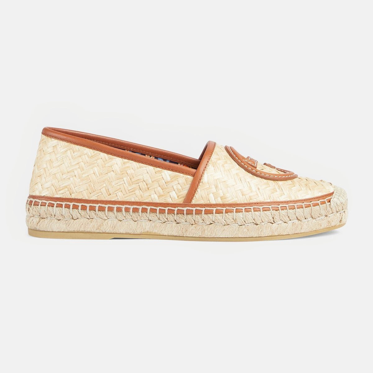 Gucci Raffia Interlocking G Espadrilles