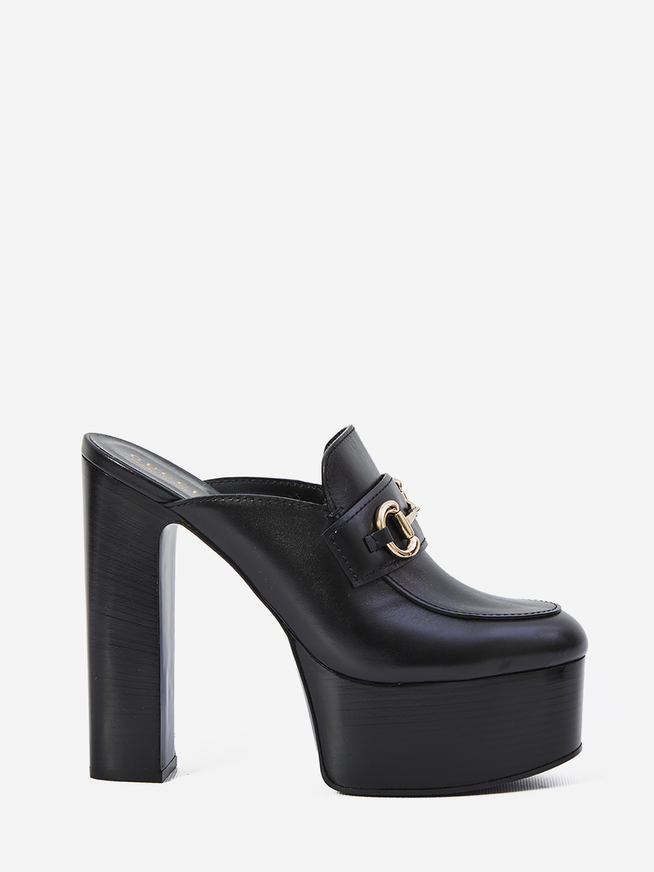 Gucci Horsebit Platform Mules