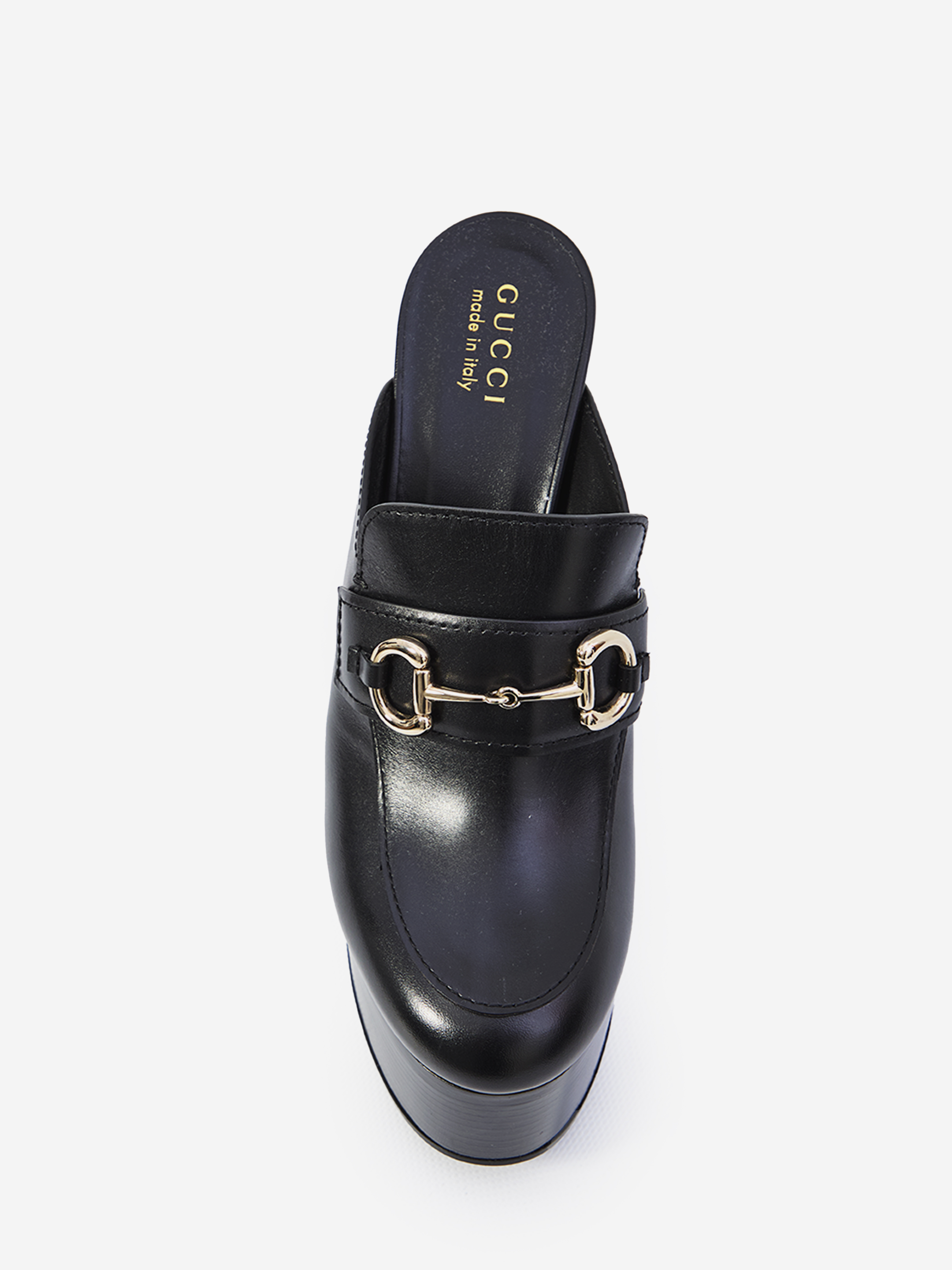Gucci Horsebit Platform Mules