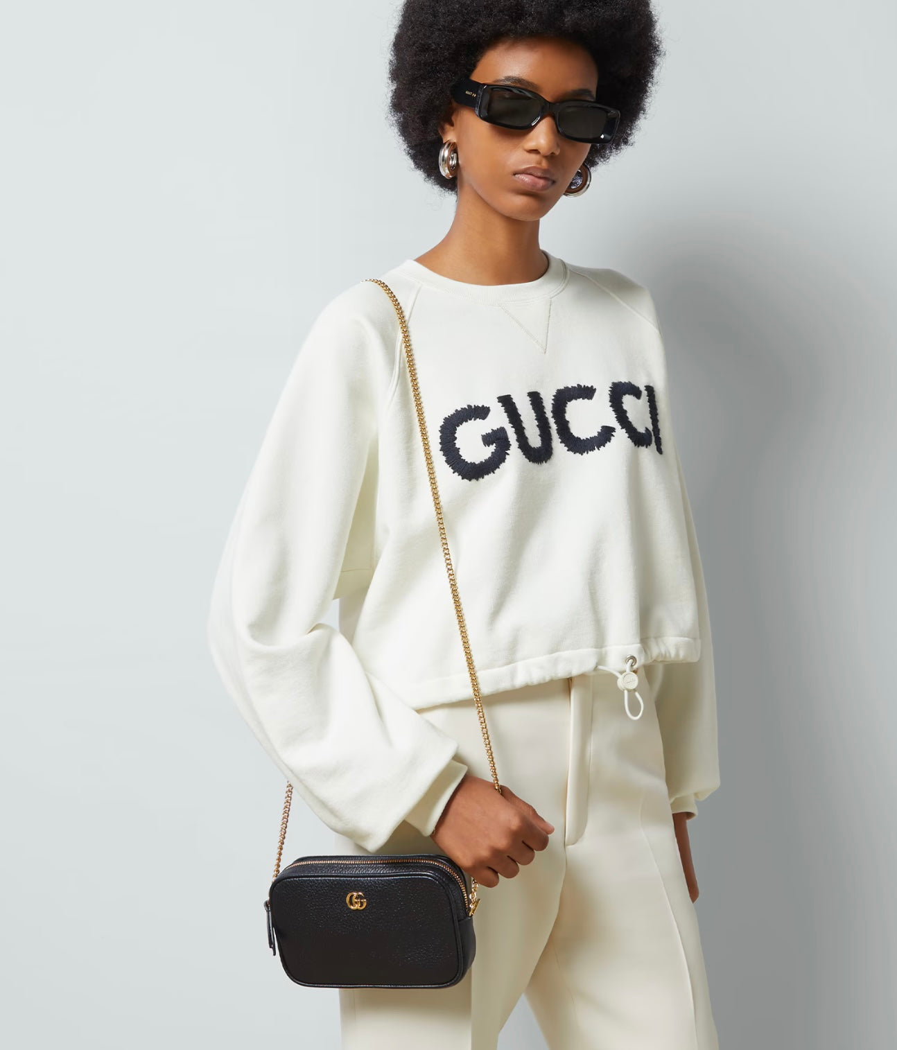 GUCCI GG MARMONT SUPER MINI SHOULDER BAG