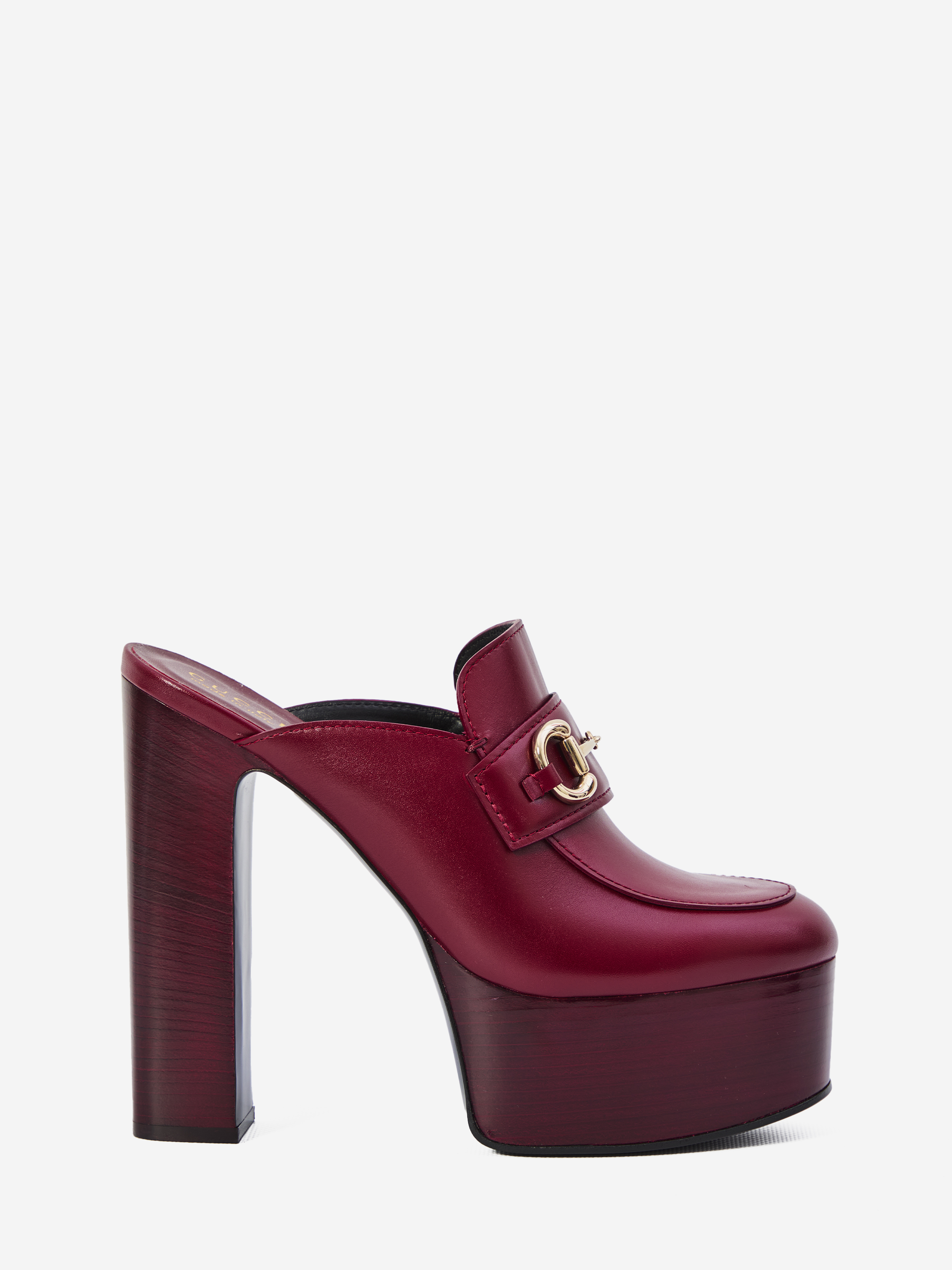 Gucci Horsebit Platform Mules