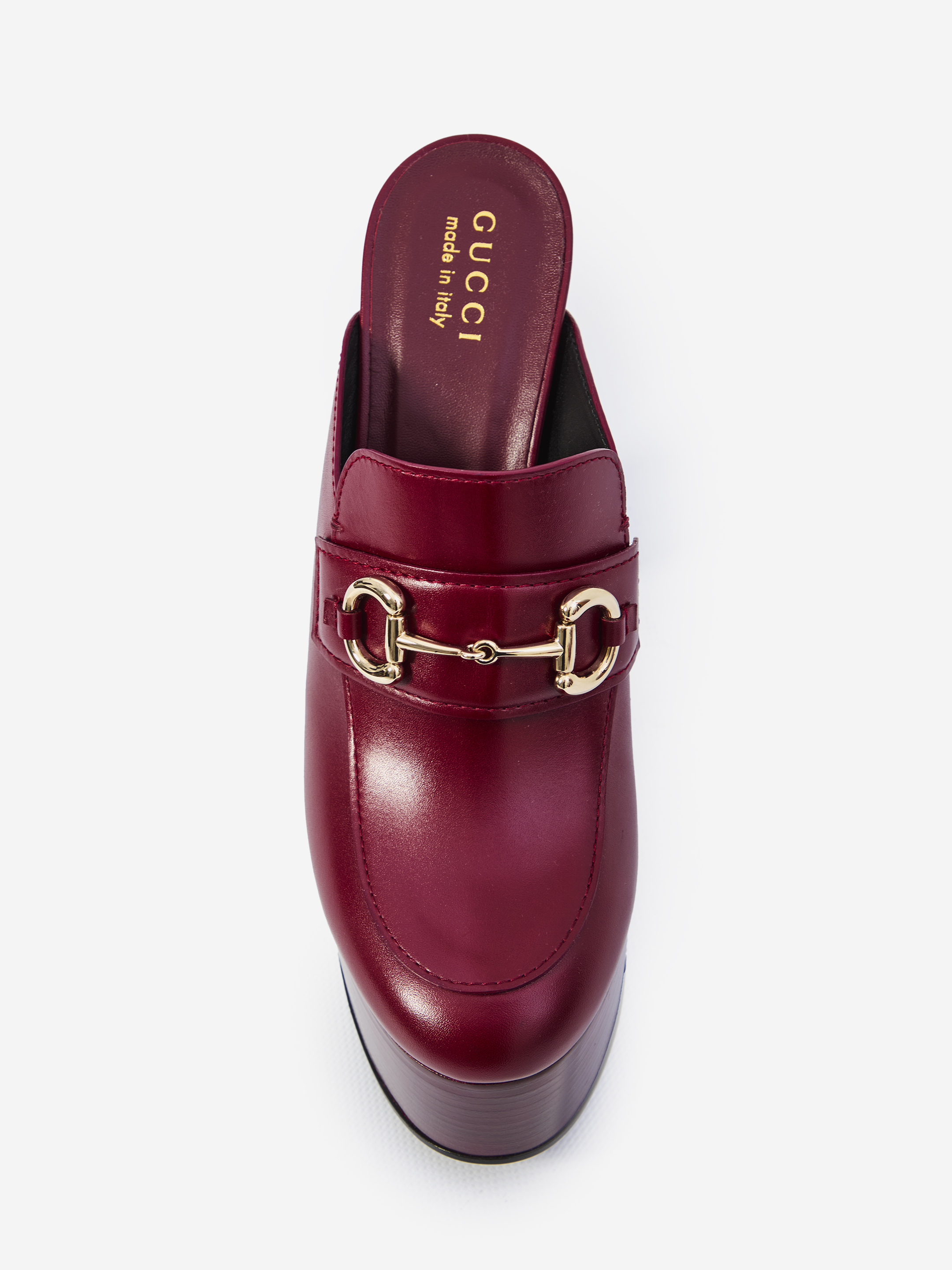 Gucci Horsebit Platform Mules
