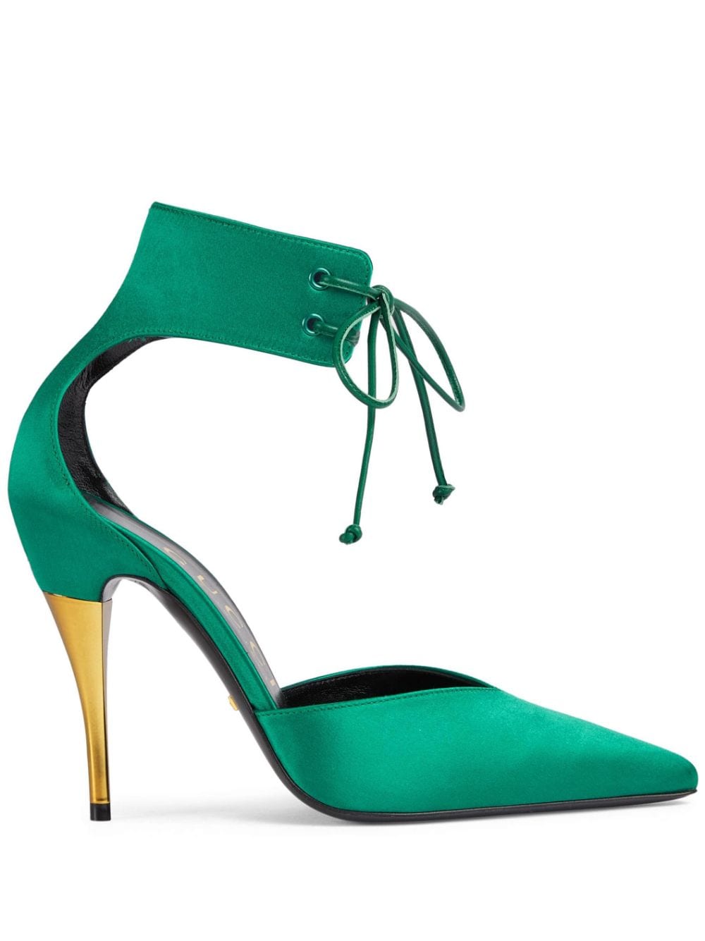 Gucci High Heel Pumps with Ankle Cuff