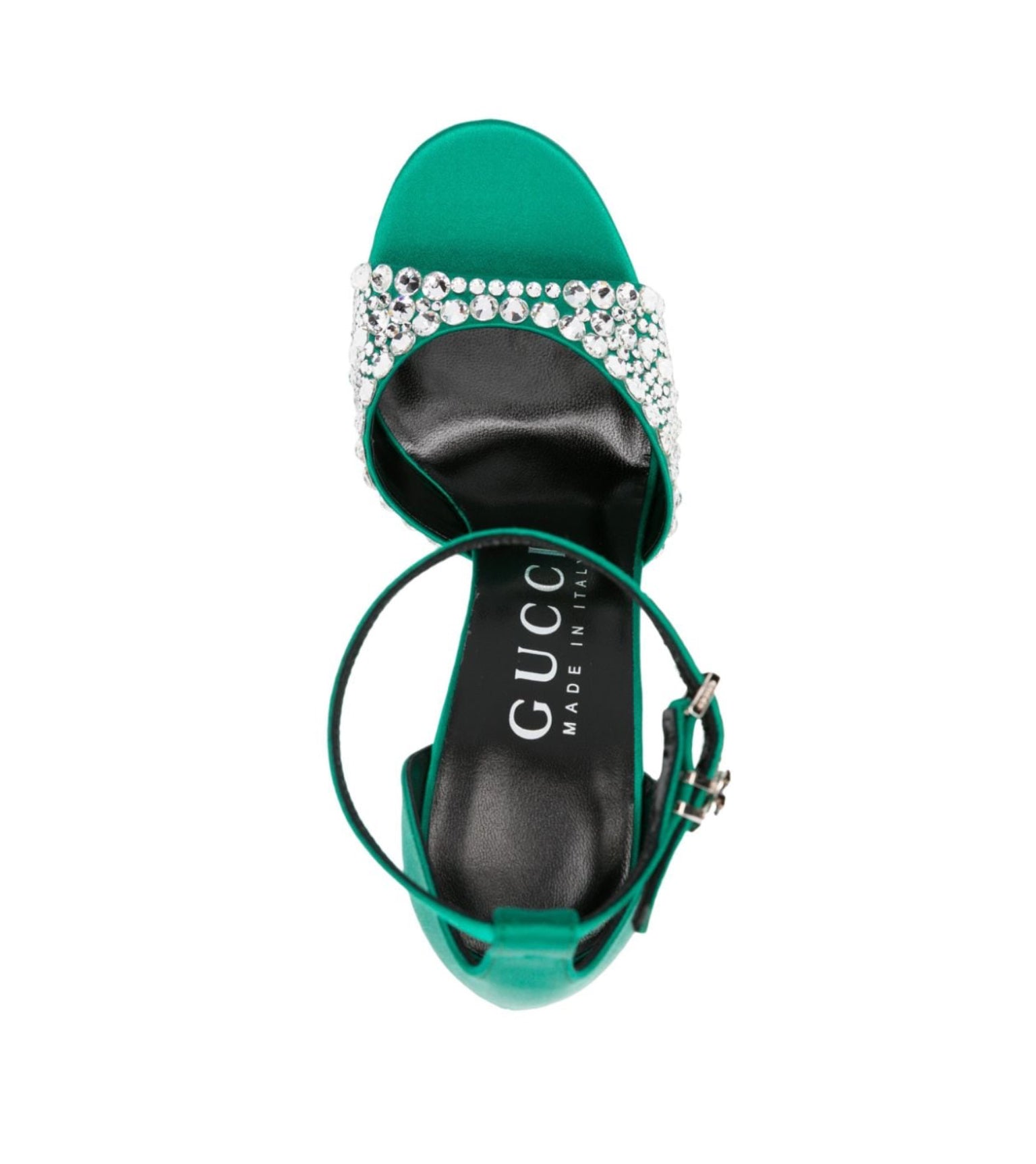 Gucci Double G Crystals High Heel Sandals