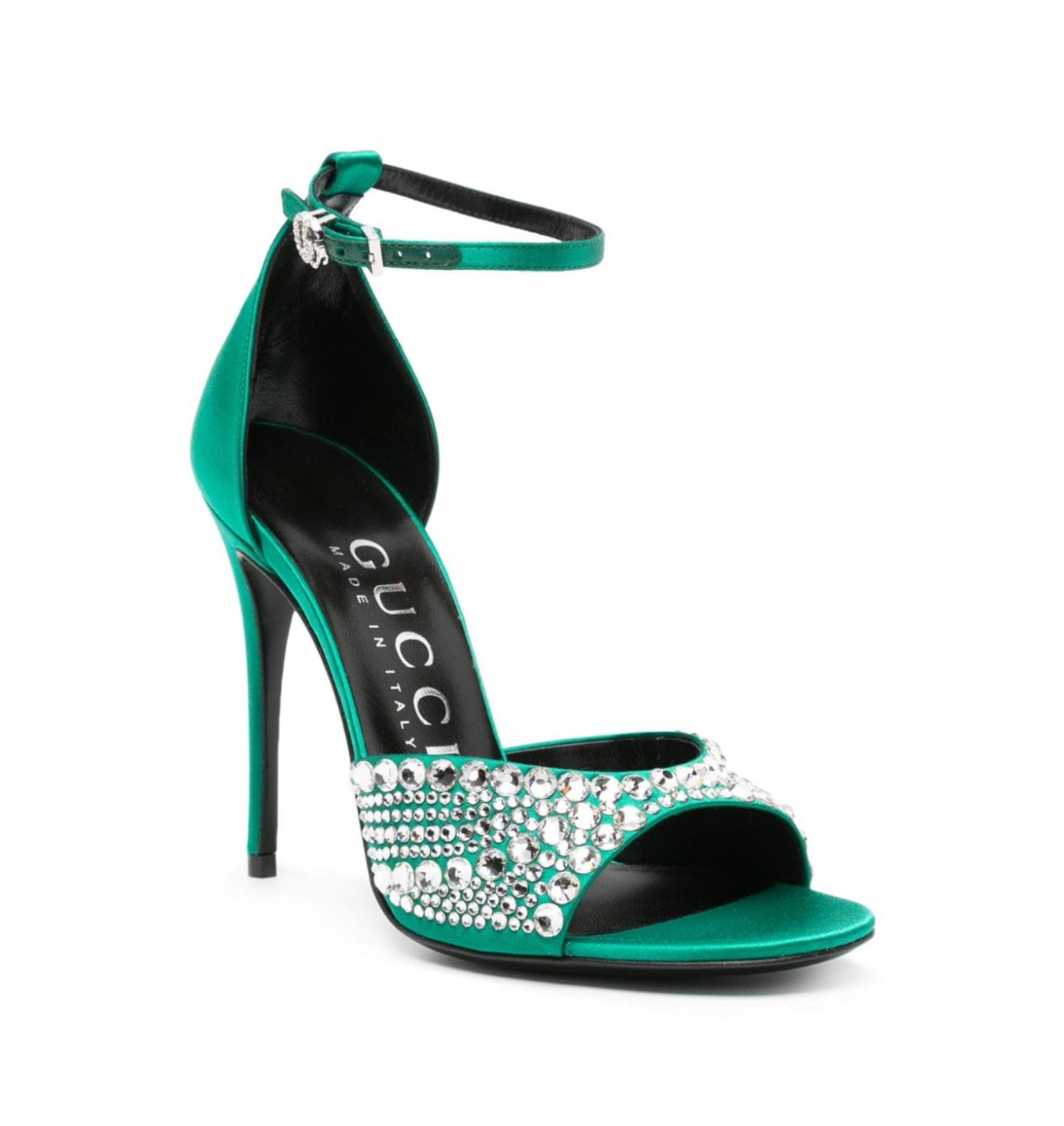 Gucci Double G Crystals High Heel Sandals