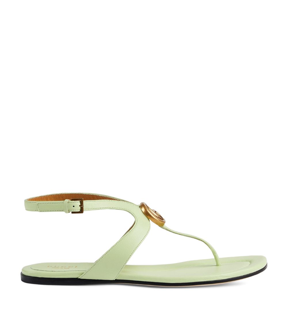 Gucci Double G Thong Sandals