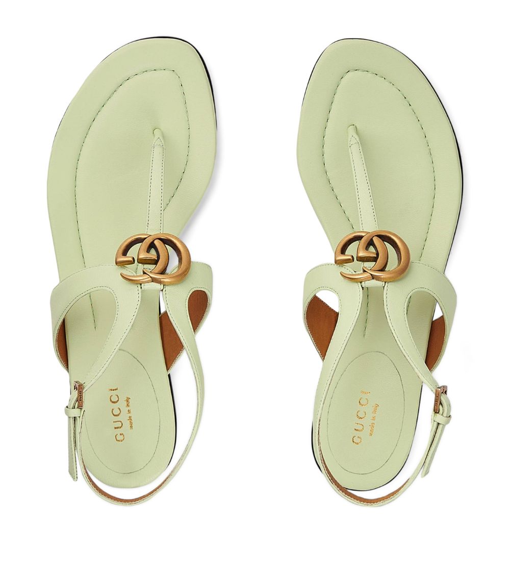 Gucci Double G Thong Sandals