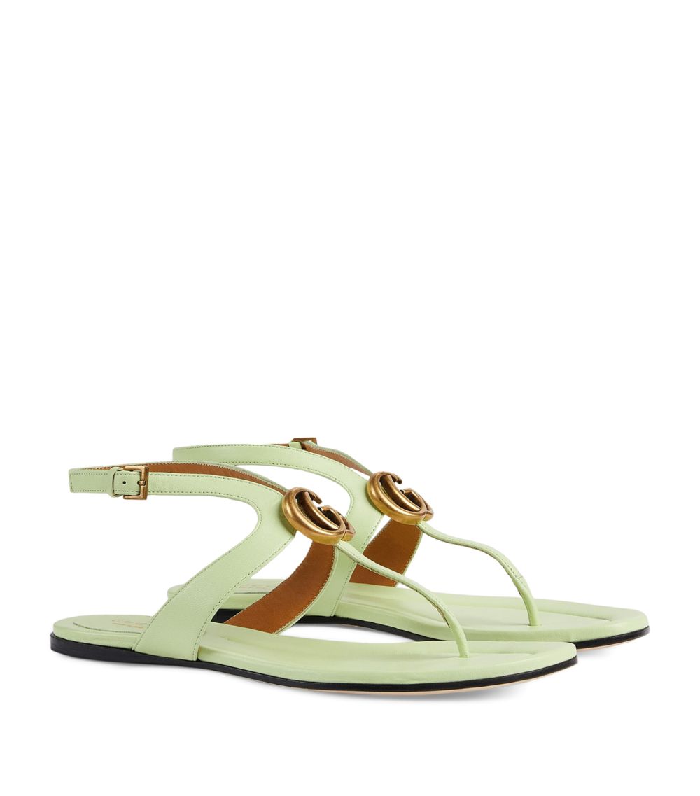 Gucci Double G Thong Sandals