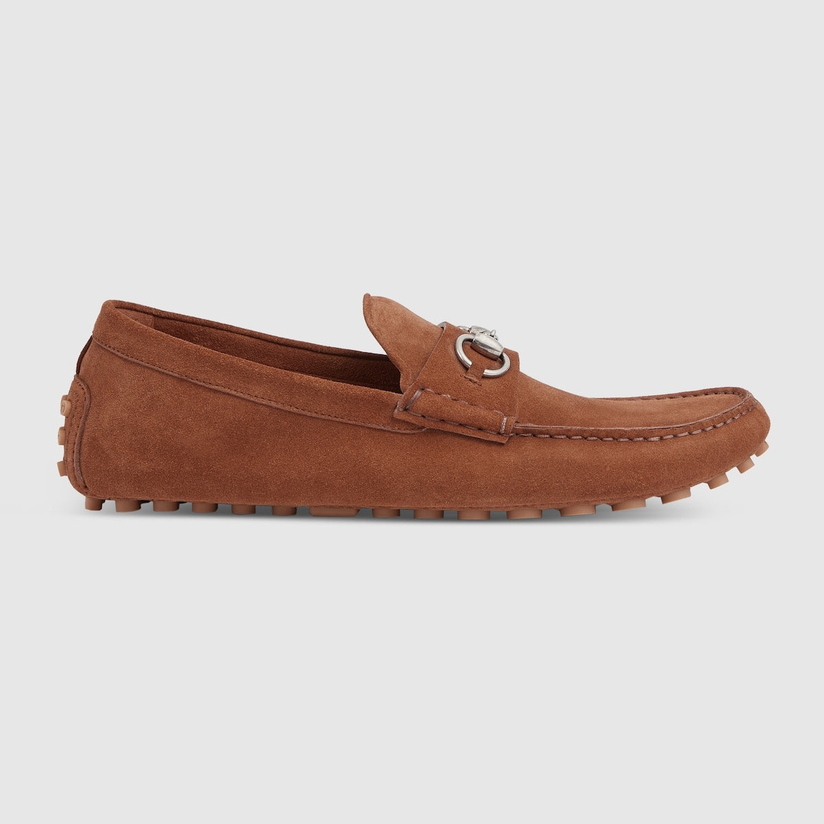 Gucci Horsebit Suede Drivers