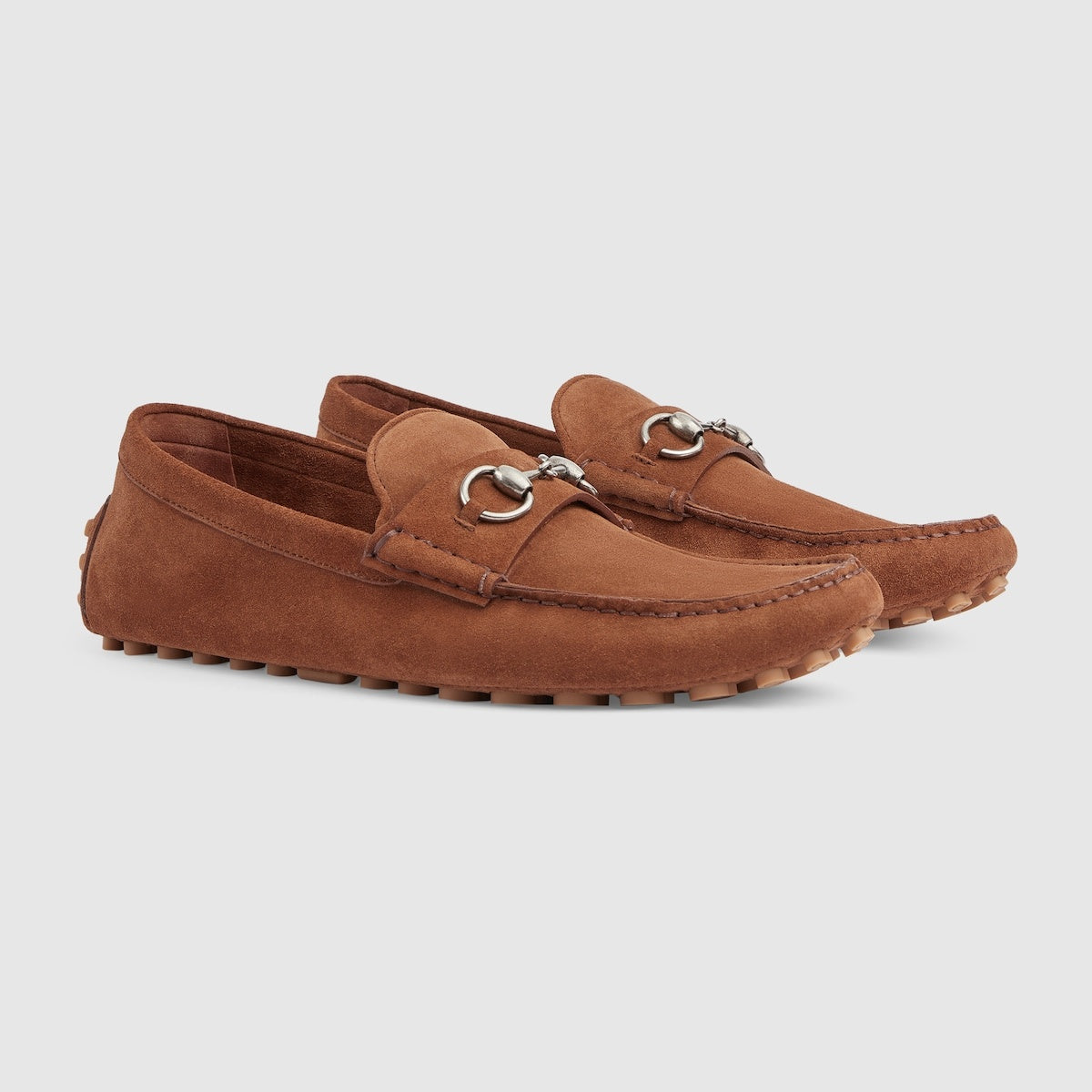 Gucci Horsebit Suede Drivers