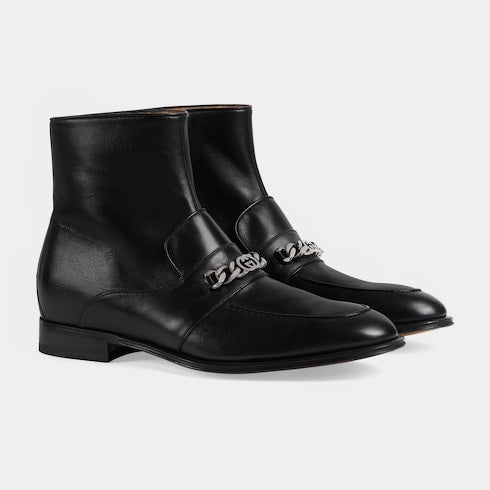 Gucci Interlocking G Chain Boots