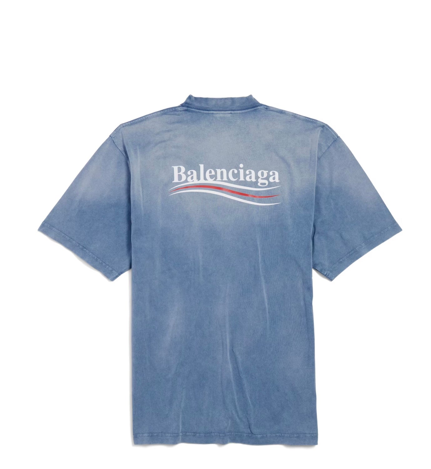 BALENCIAGA MEN'S POLITICAL CAMPAIGN T-SHIRT MEDIUM FIT