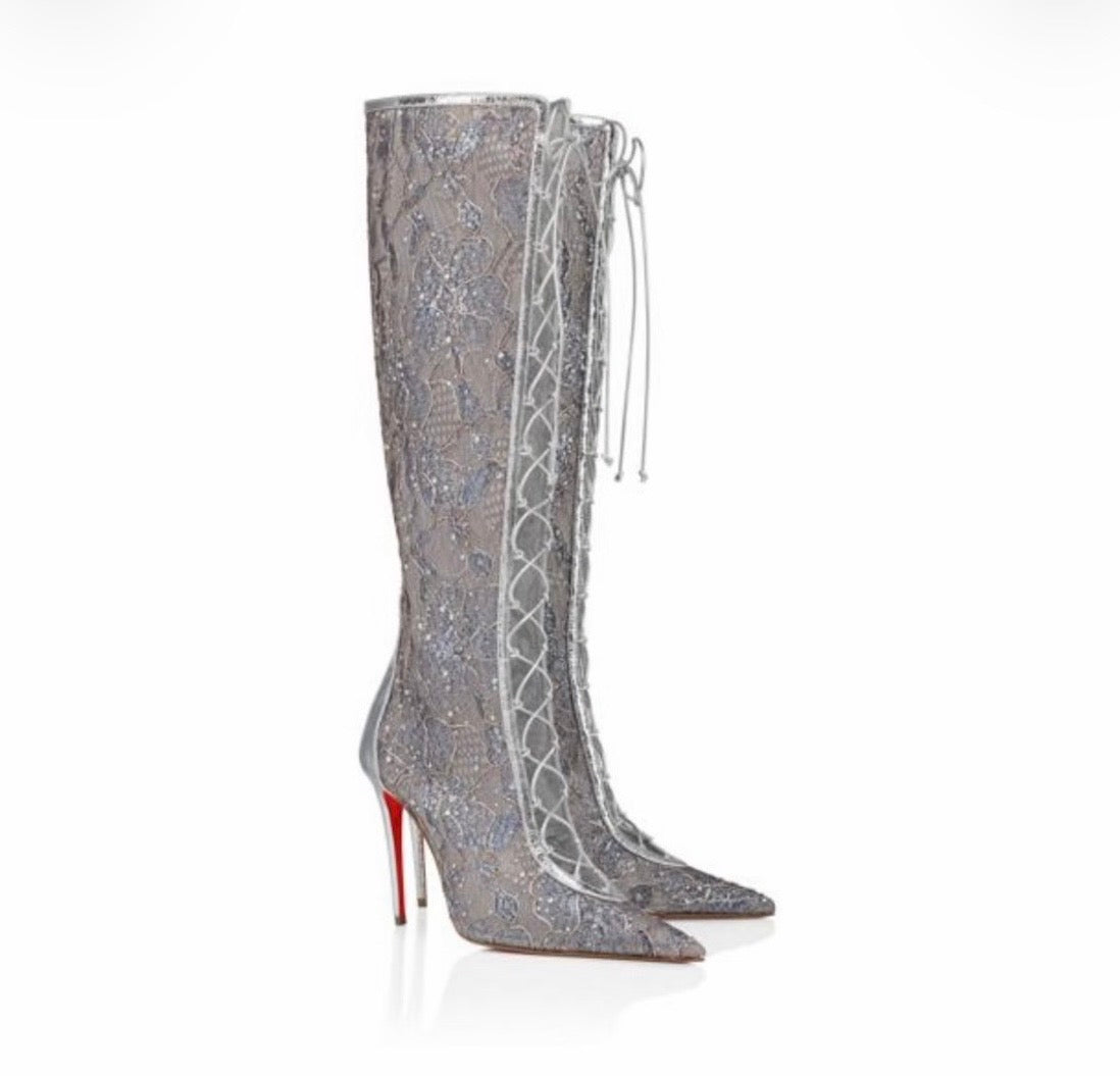 Christian Louboutin Km Lace Boots
