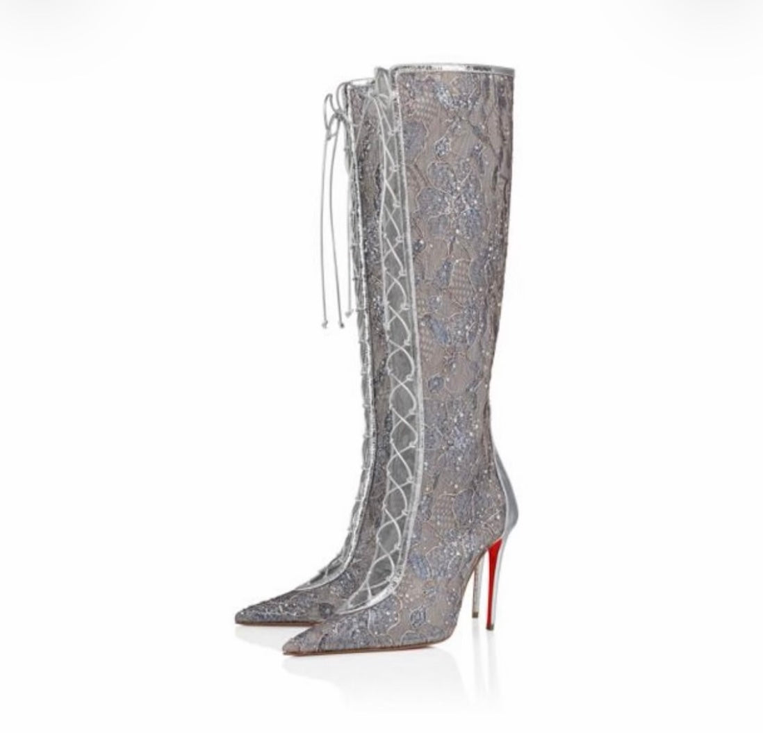 Christian Louboutin Km Lace Boots