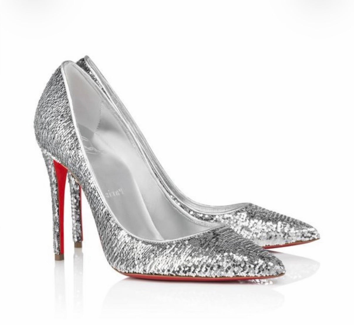 Christian Louboutin Kate Mini Paillettes Pumps