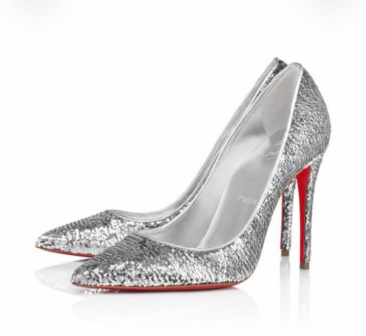 Christian Louboutin Kate Mini Paillettes Pumps