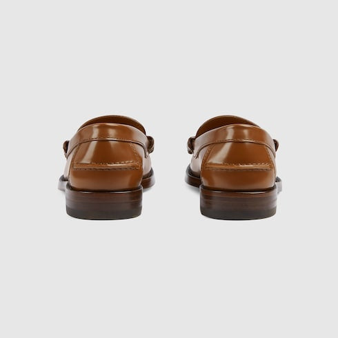 Gucci Interlocking G Leather Loafers