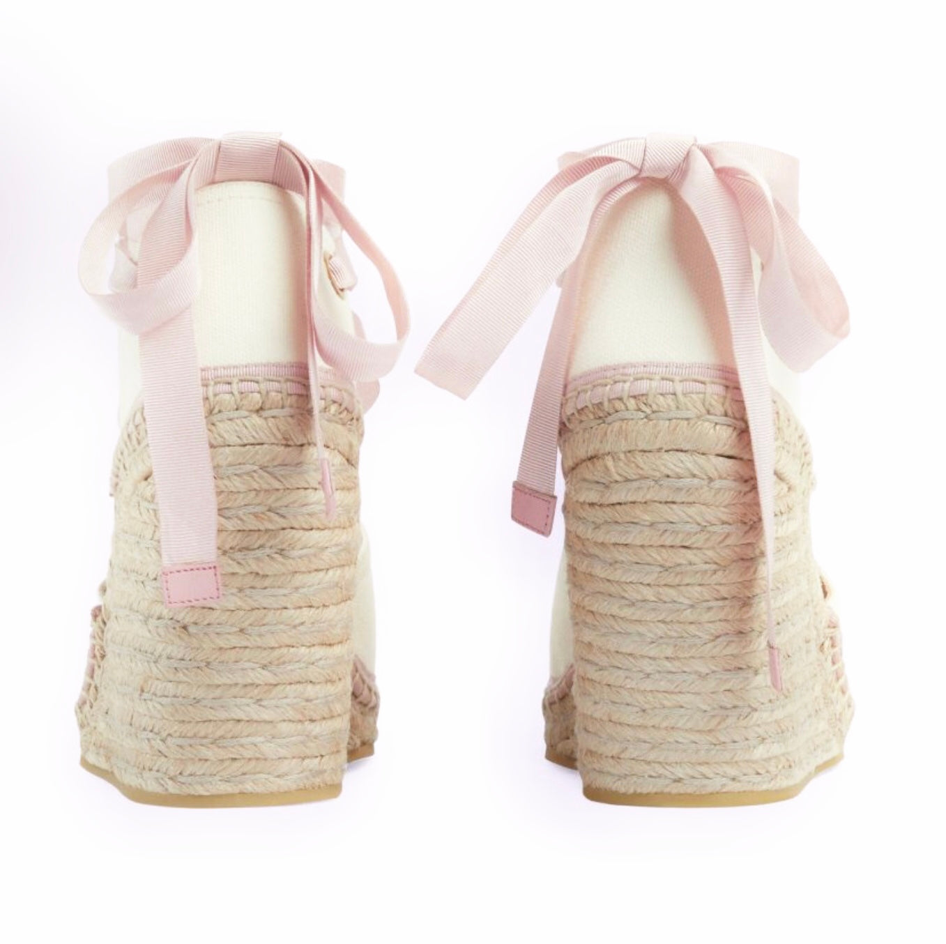 Gucci Interlocking G Ribbon Tie Espadrille Sandals