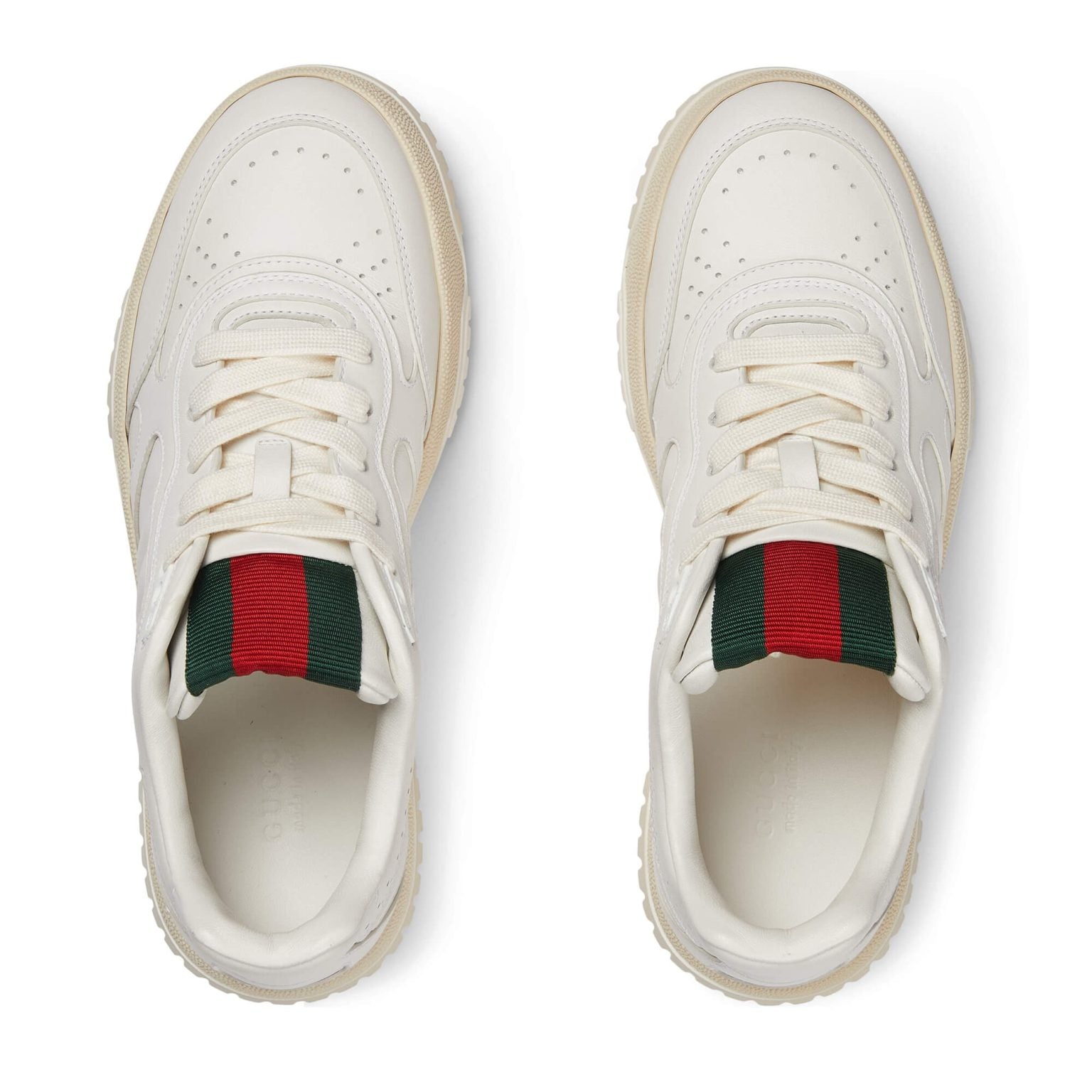 Gucci Re-Web Leather Sneakers