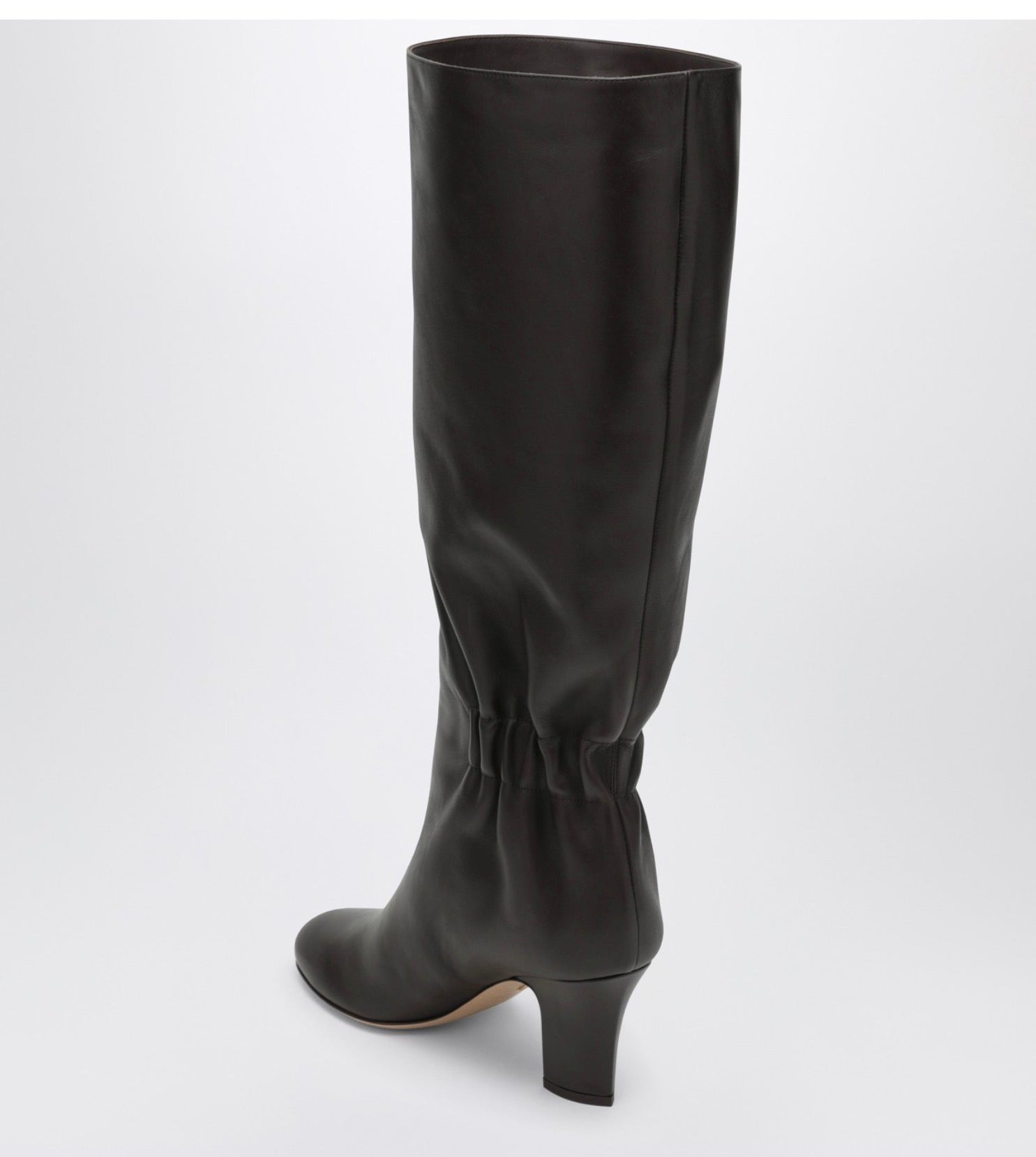 Ferragamo Ruched Detail Knee Boots