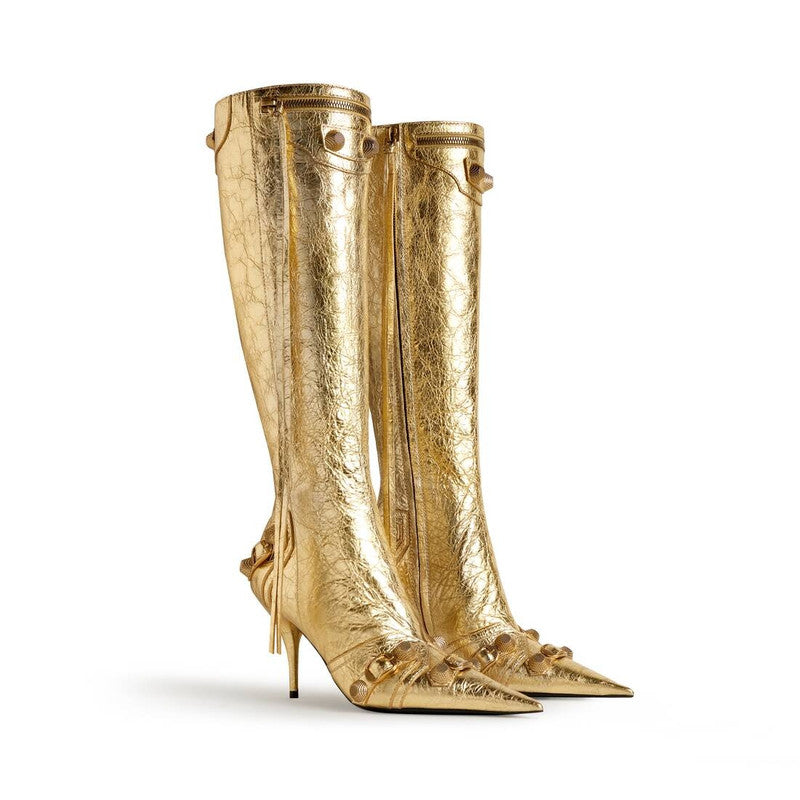 Balenciaga Cagole Metallized Boots