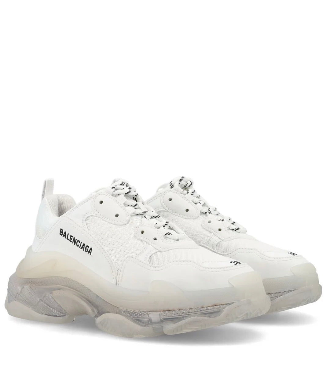 Balenciaga Triple S mesh and leather sneakers