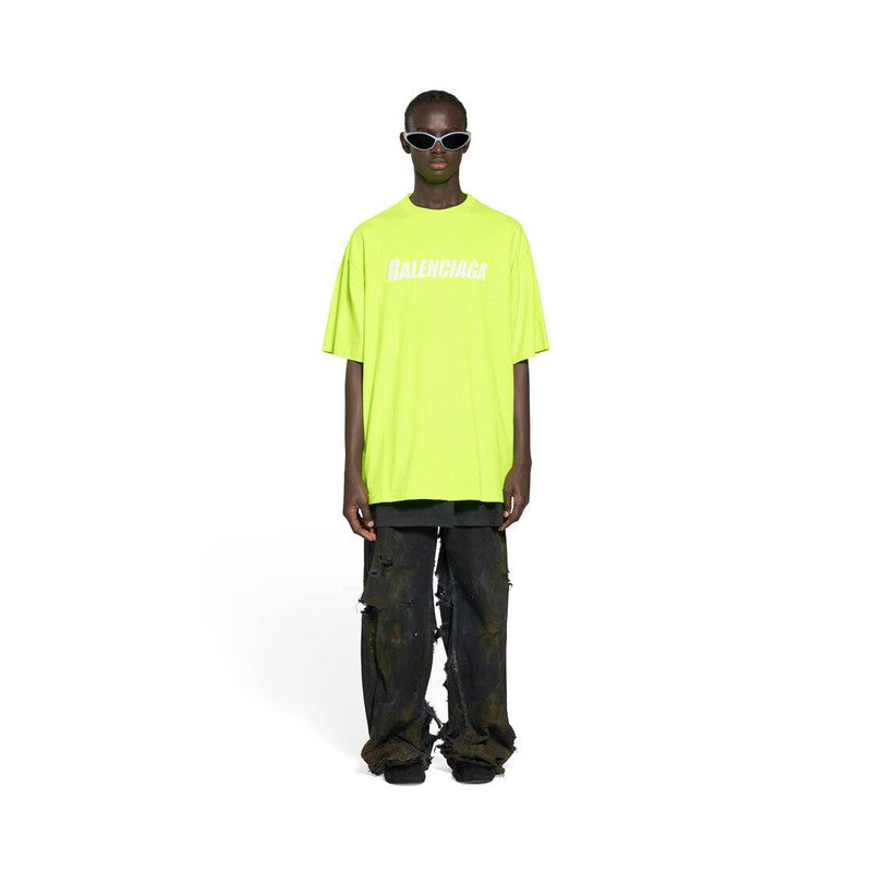 Balenciaga Cap Boxy Fit T-shirt