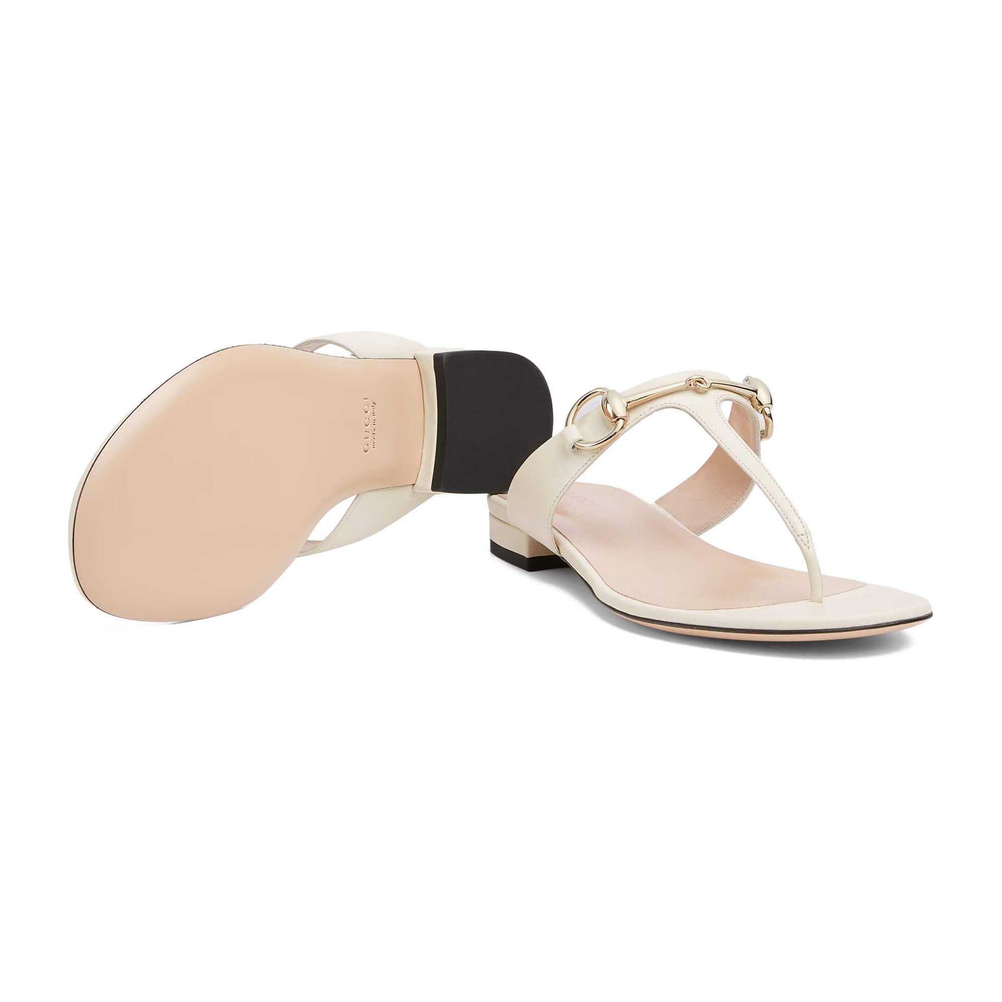 Gucci Horsebit Thong Sandals