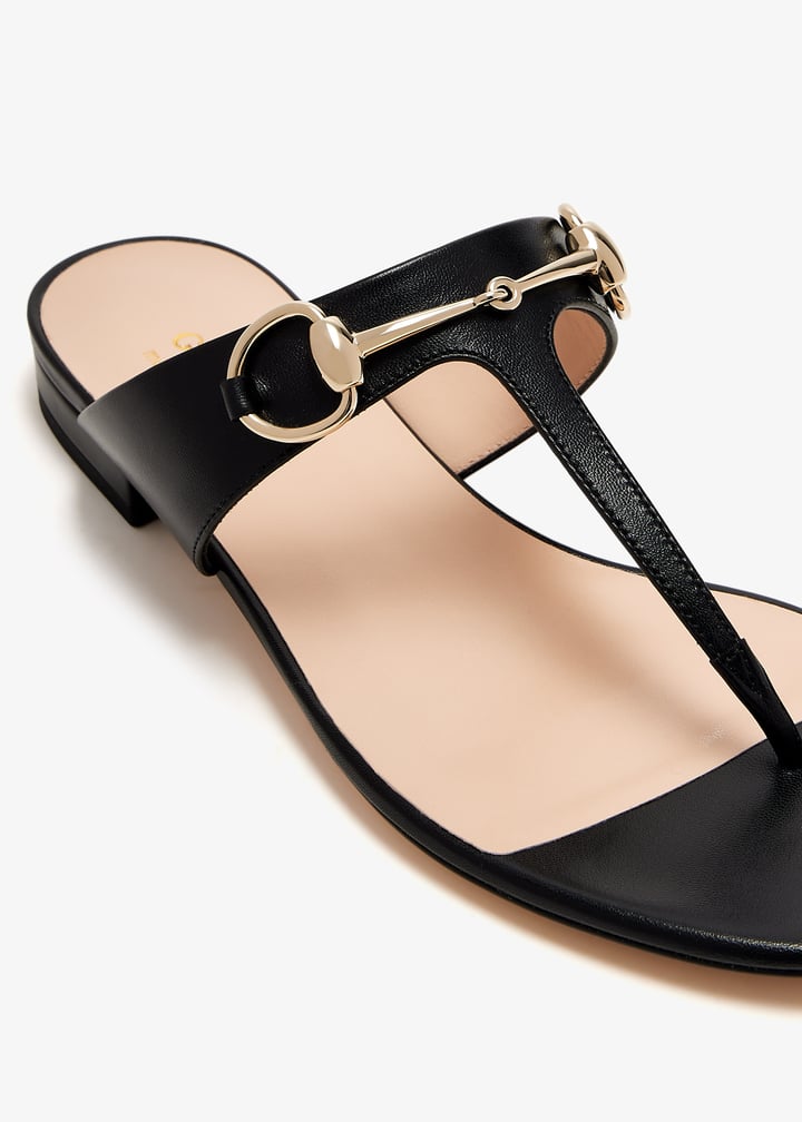 Gucci Horsebit Thong Sandals