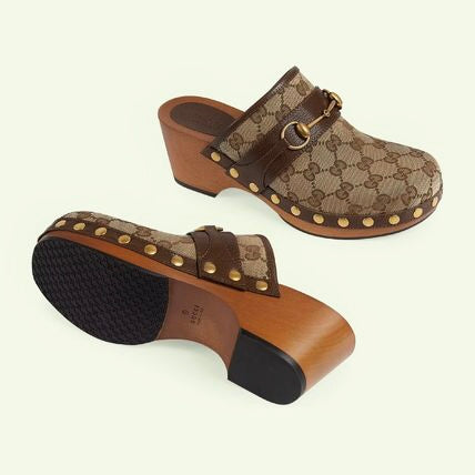 Gucci Horsebit GG Clogs