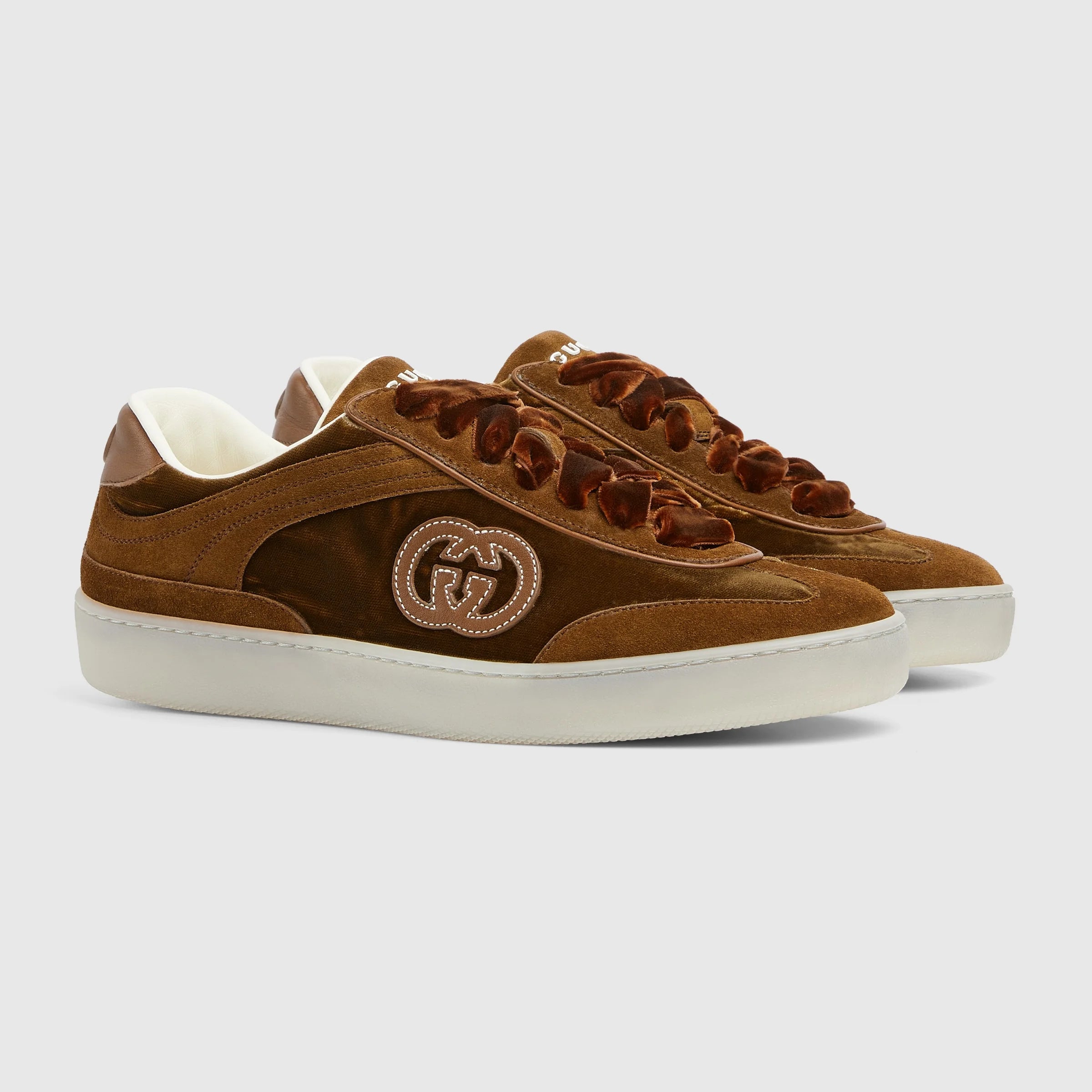 Gucci G75 Velvet Sneakers