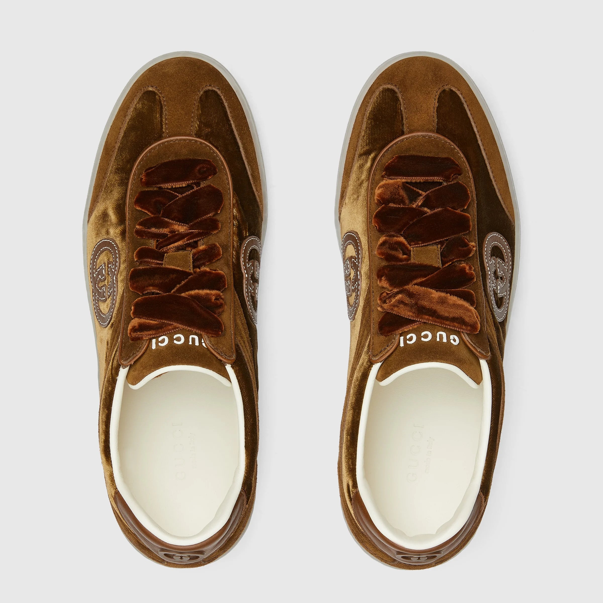 Gucci G75 Velvet Sneakers