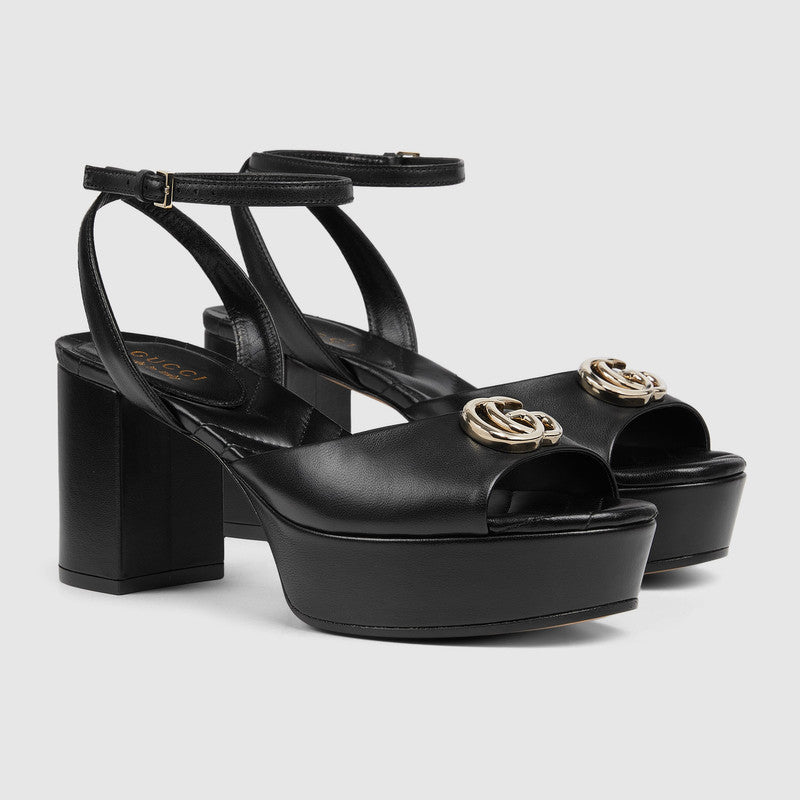 Gucci Double G Platform Sandals