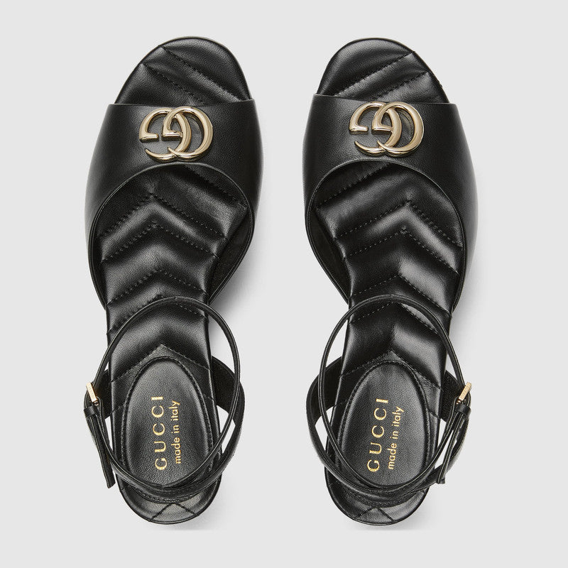 Gucci Double G Platform Sandals