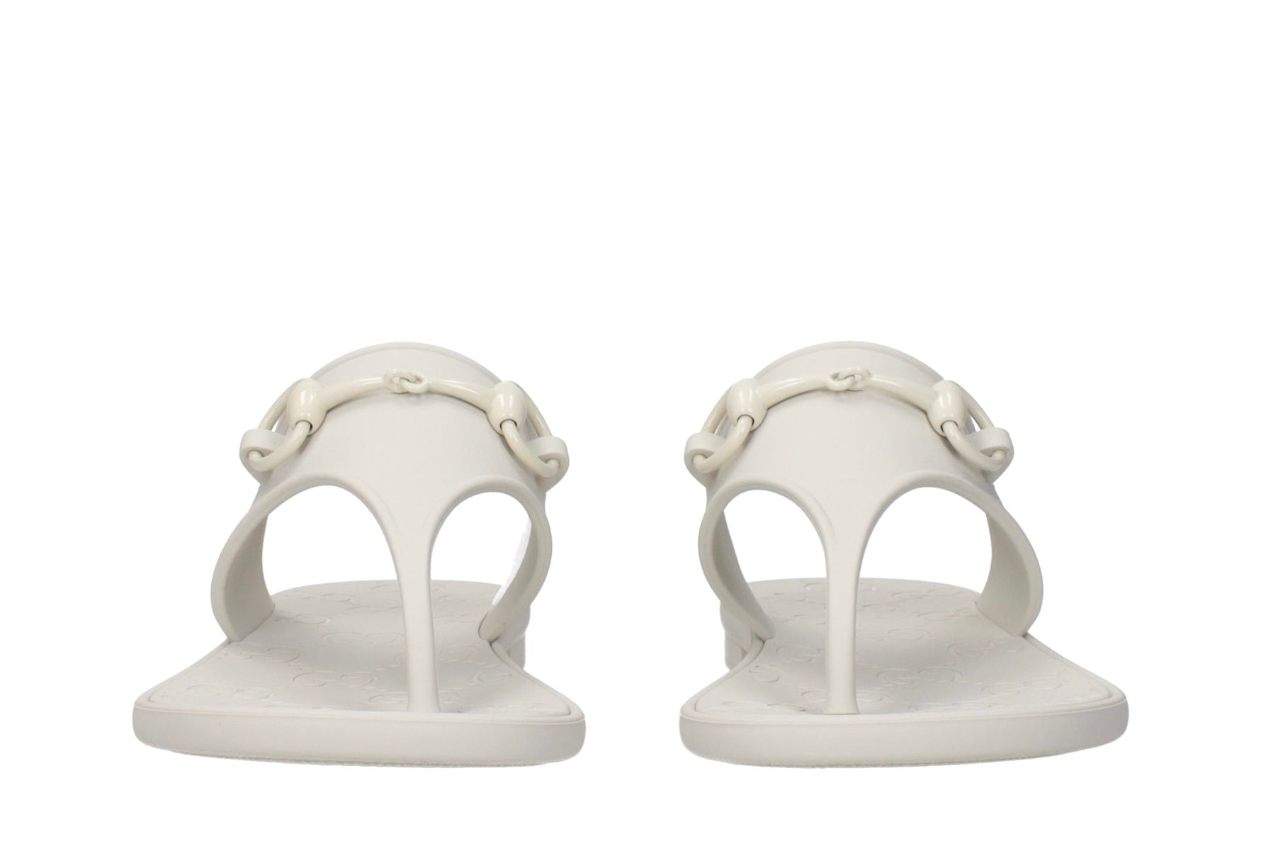 Gucci Horsebit Thong Rubber Sandals