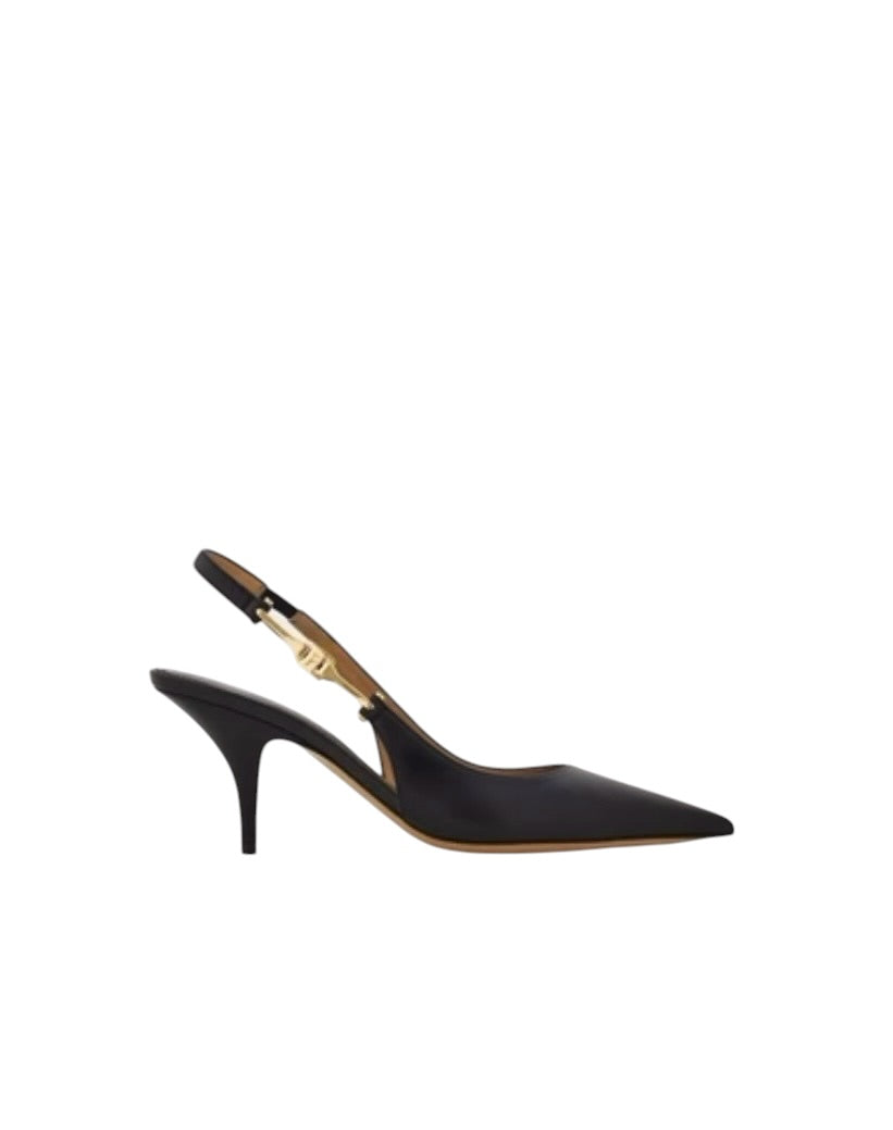 Ferragamo F-Buckle Slingback Pump